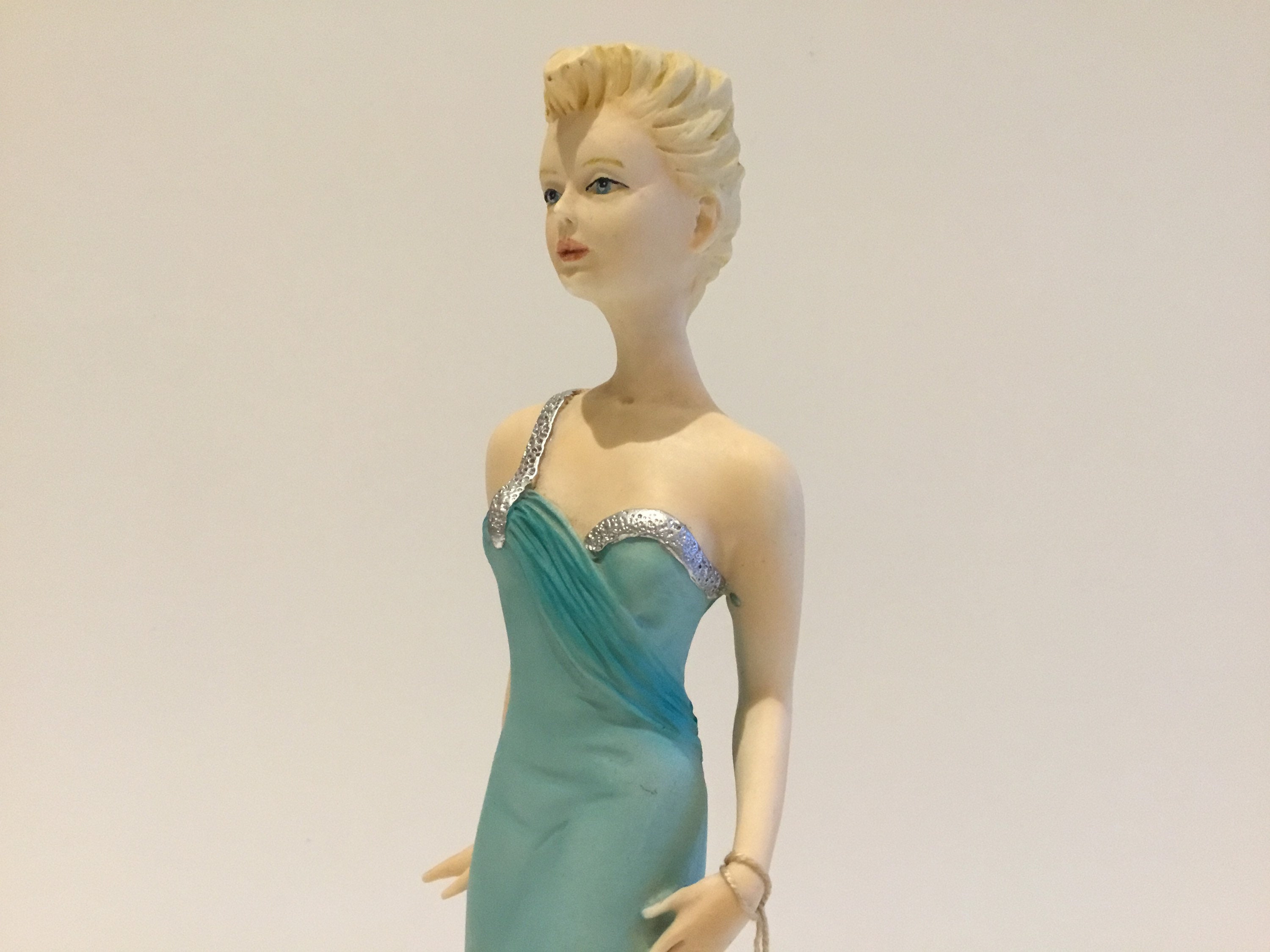Vintage Italian Sculpture | Capodimonte Style 1980s Limited Edition, Hand Painted Polystone — photo 7 of 10