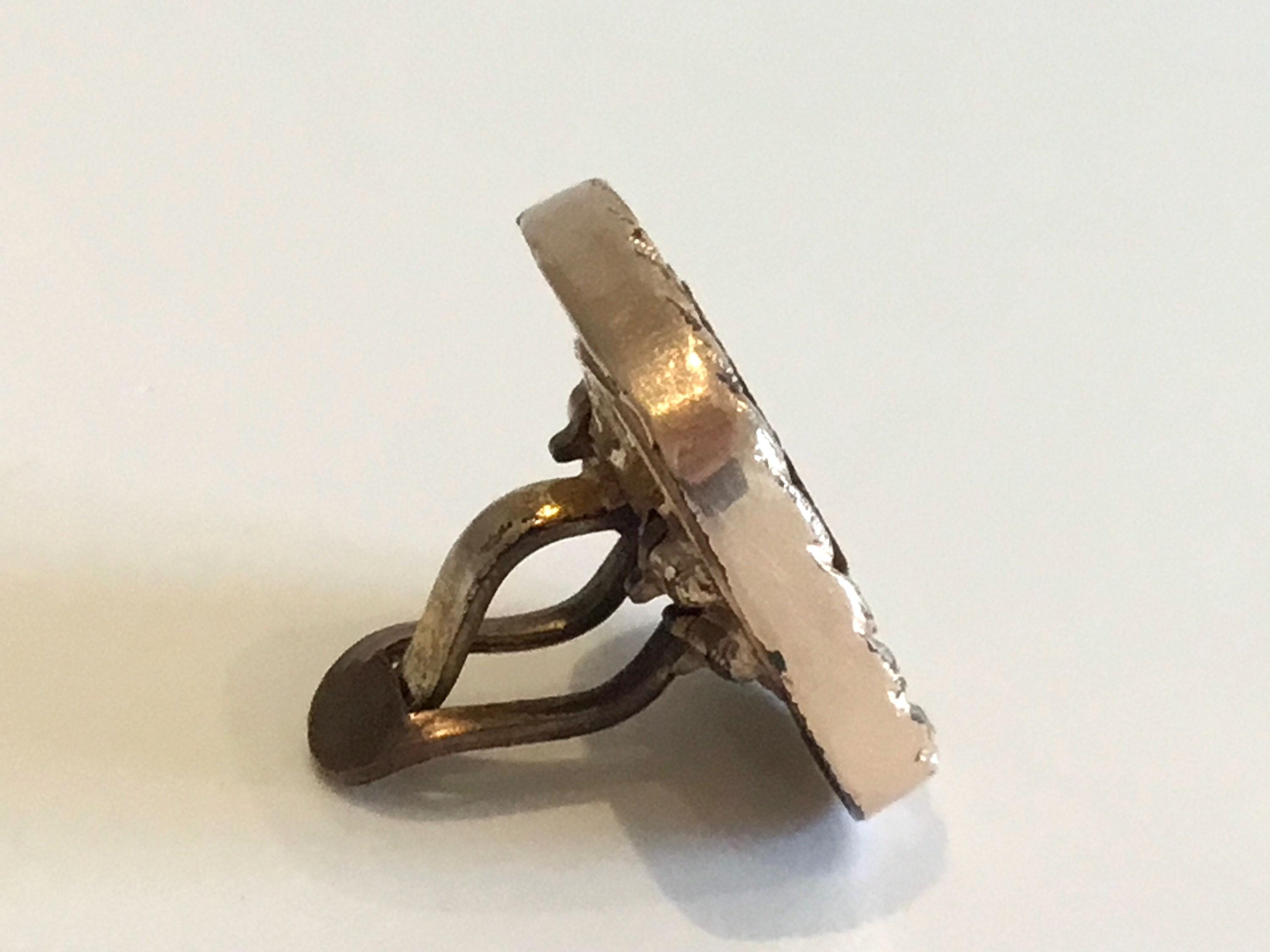 Vintage Masonic Jewelry | 1940s Gold Plated Brooch, Compass Square Enamel Lapel Pin — photo 5 of 8