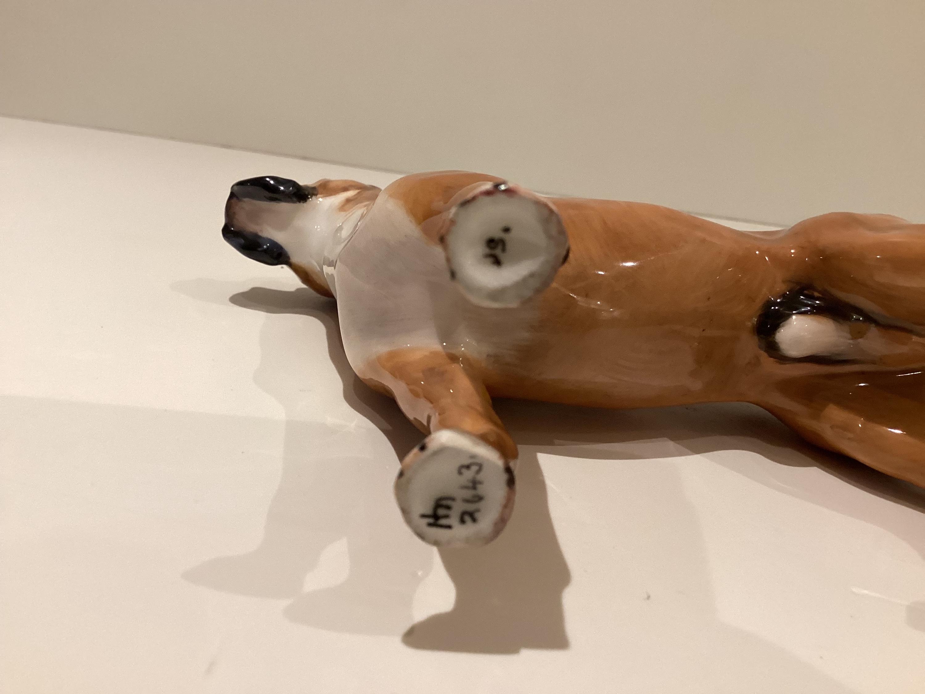 Vintage Royal Doulton Boxer | Peggy Davies HN 2643 Bone China Dog Figurine, 1960s — photo 11 of 11