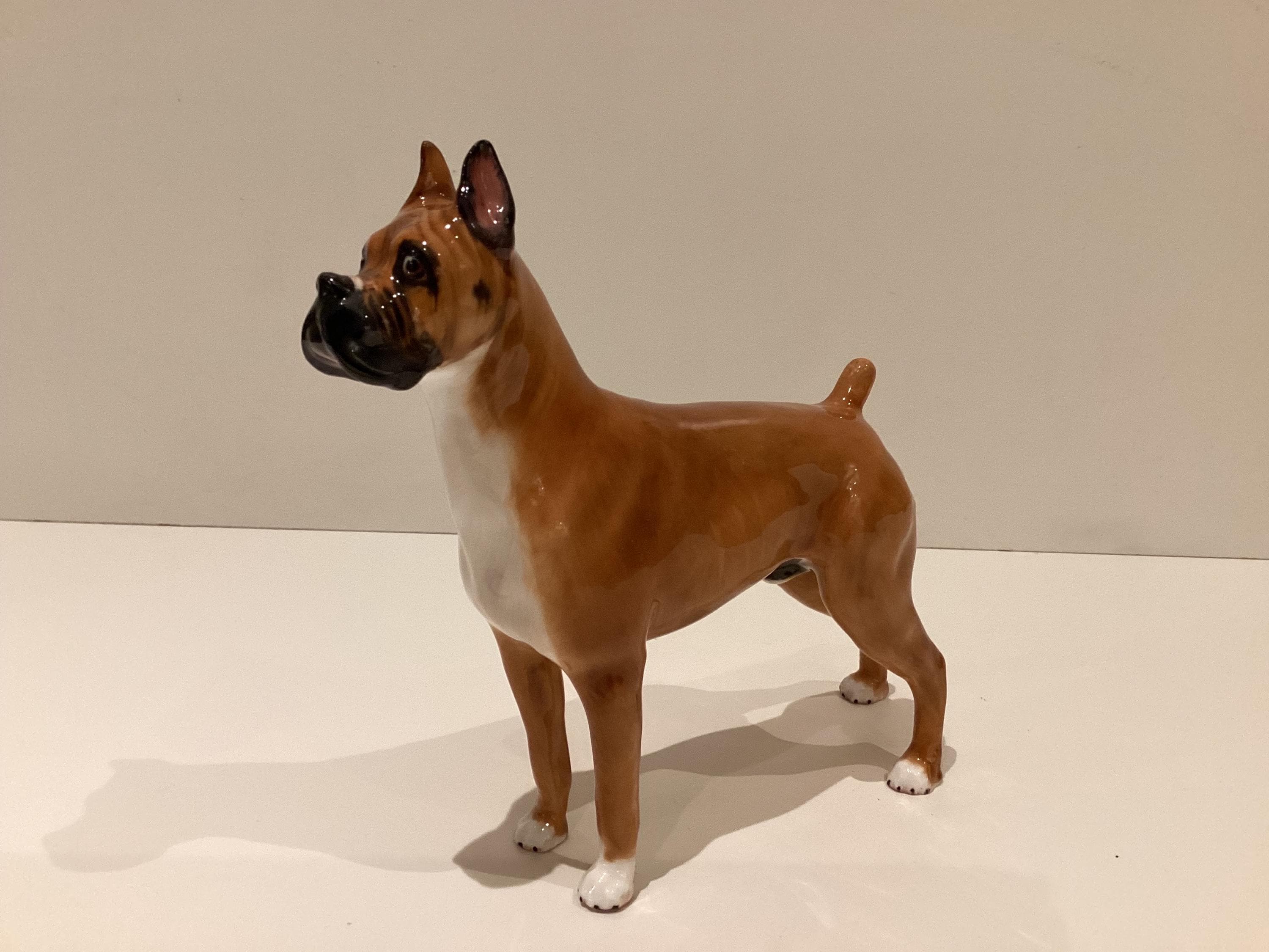 Vintage Royal Doulton Boxer | Peggy Davies HN 2643 Bone China Dog Figurine, 1960s — photo 6 of 11
