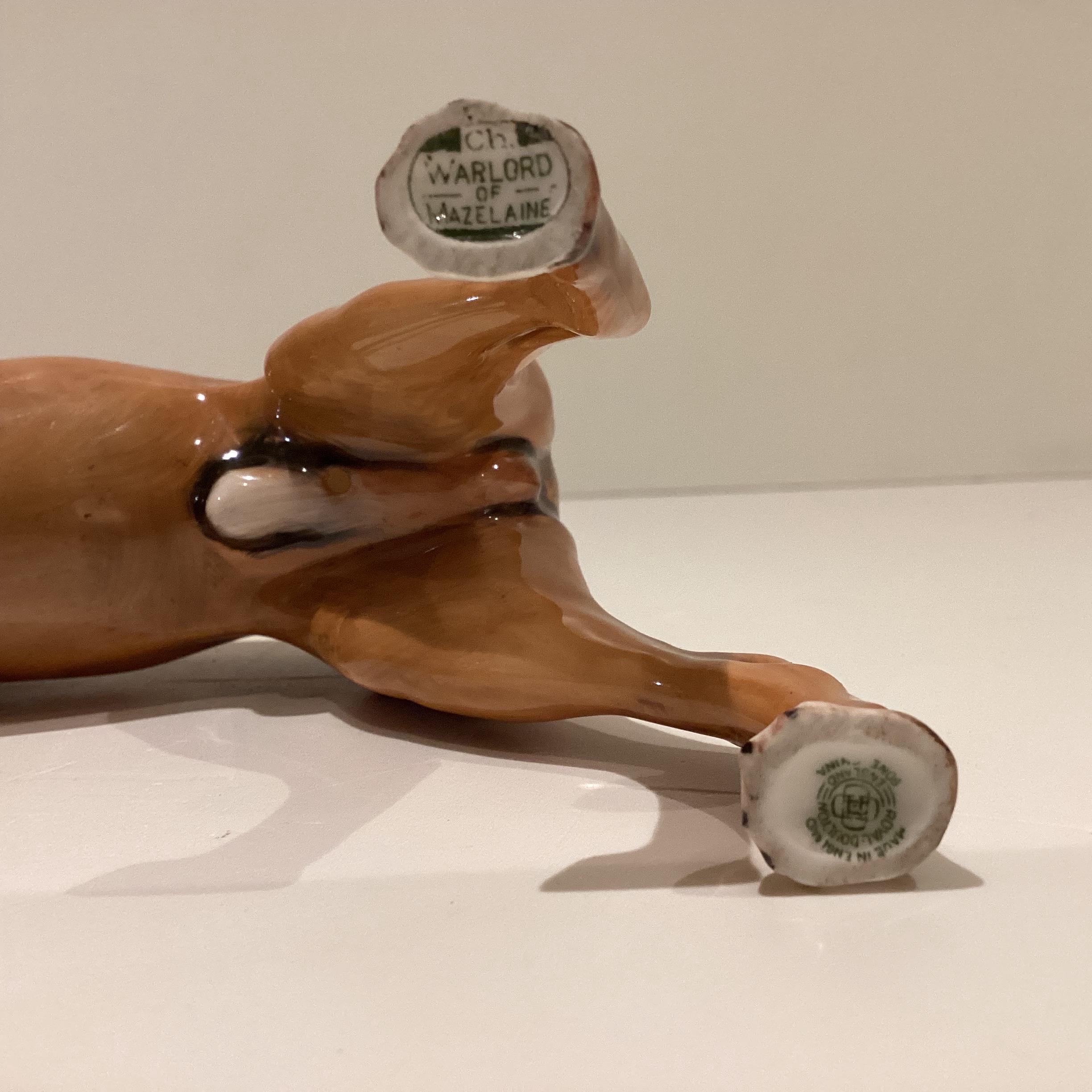 Vintage Royal Doulton Boxer | Peggy Davies HN 2643 Bone China Dog Figurine, 1960s — photo 10 of 11