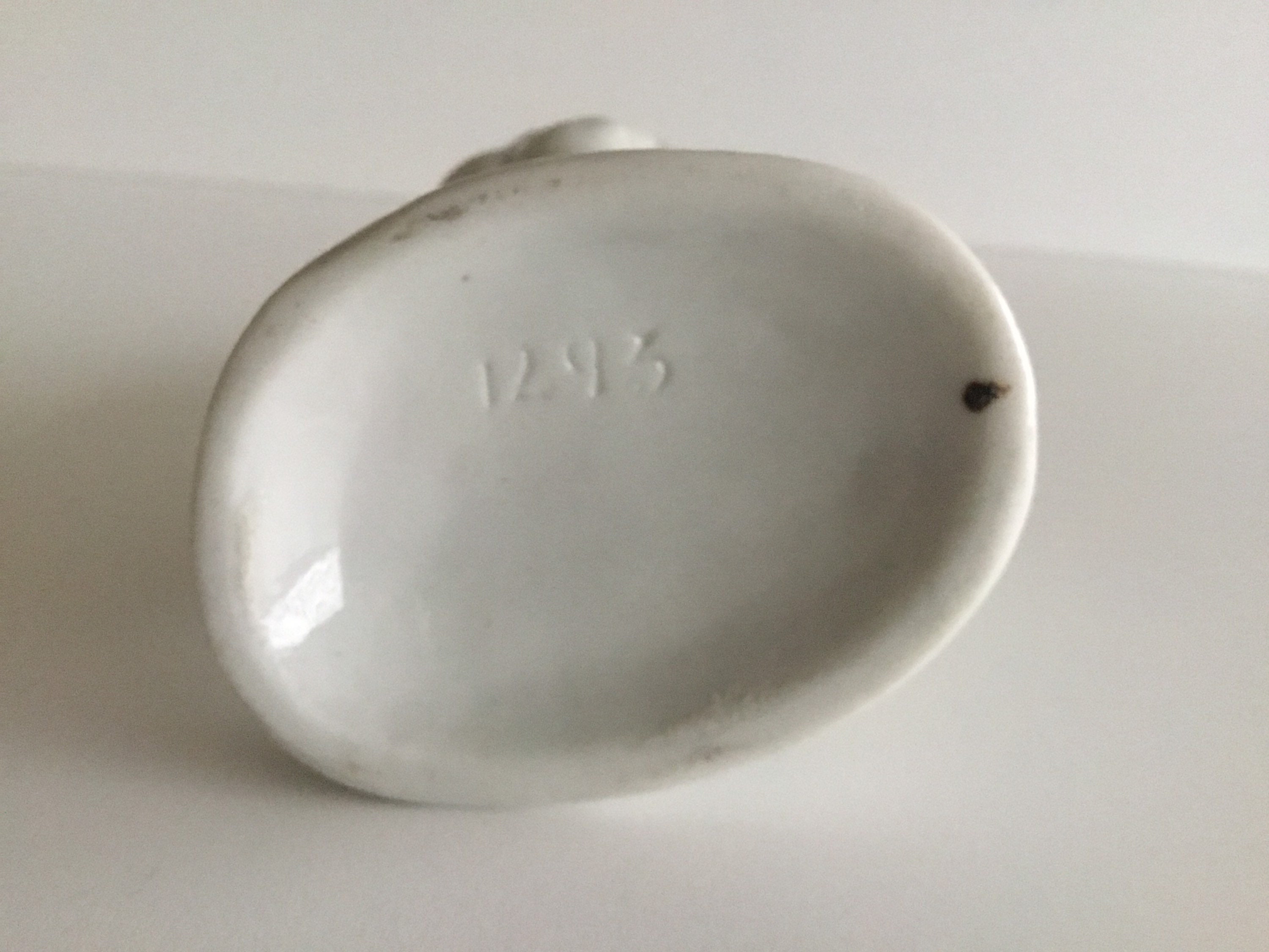 Vintage Porcelain | 1930s German Figurine White and Gold, Numbered 1293 Collectible — photo 7 of 7