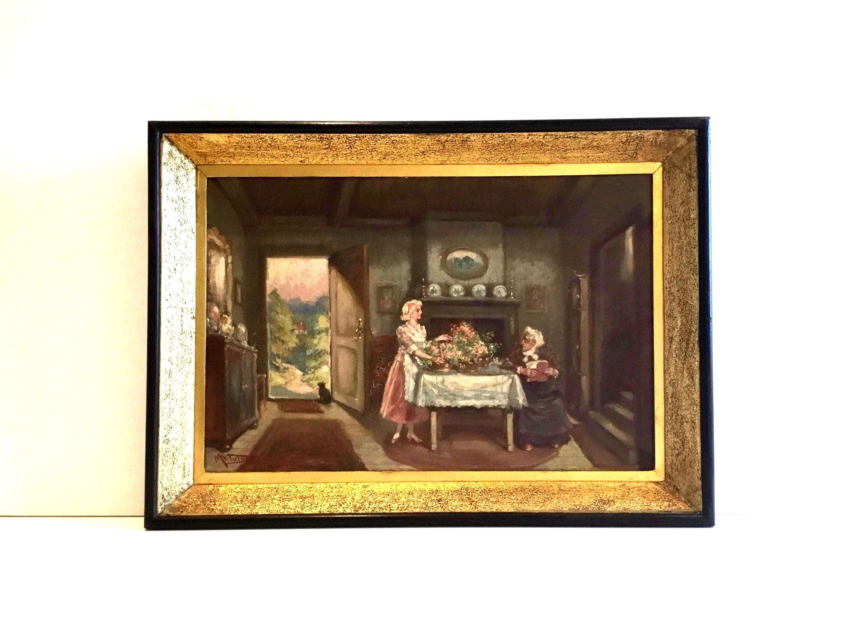 Interior Scene Oil Painting (1942) Dutch Painting — photo 2 of 11