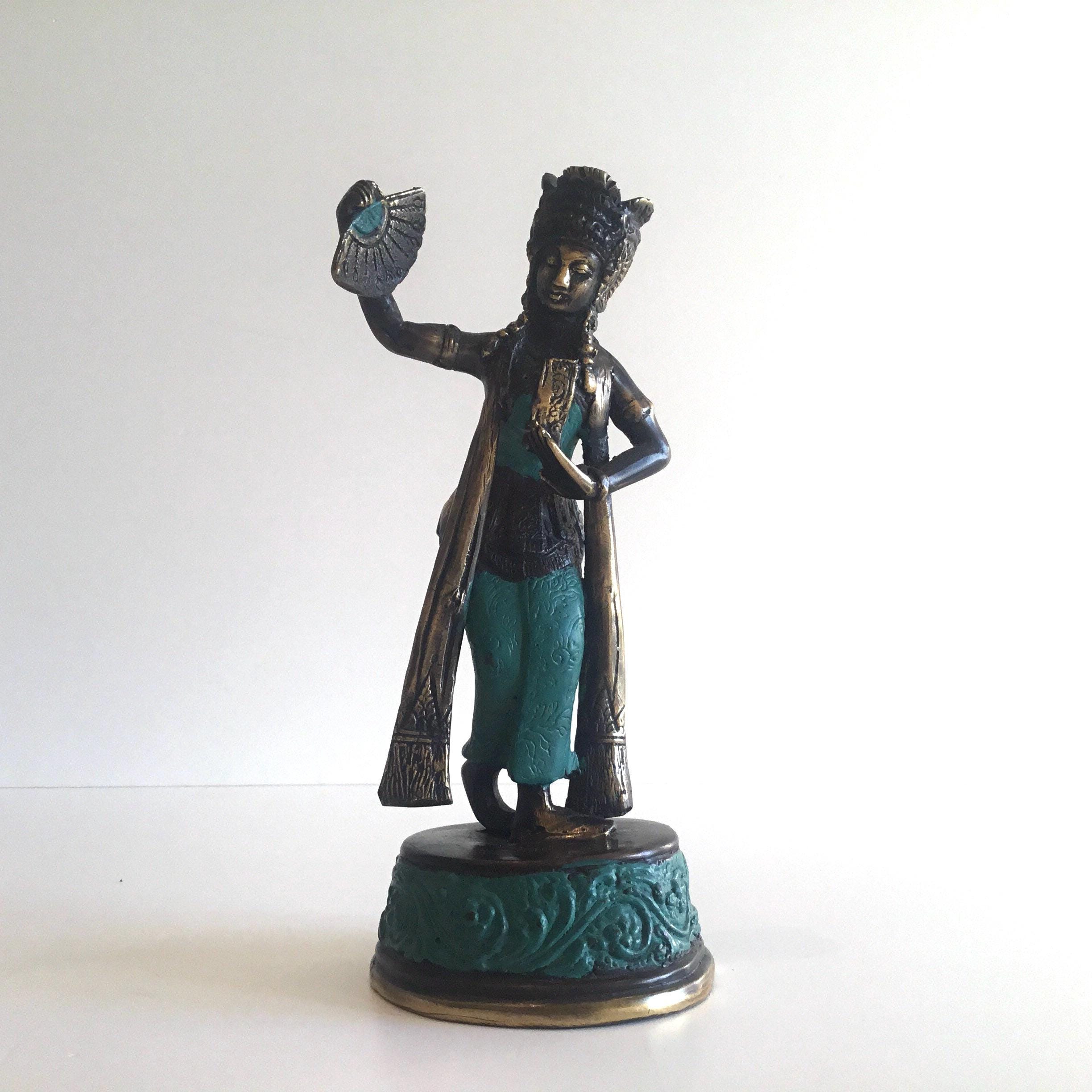 Antique Thai Statue – Bronze Dancer Sculpture (1900s, Rare Collectible) — photo 2 of 10