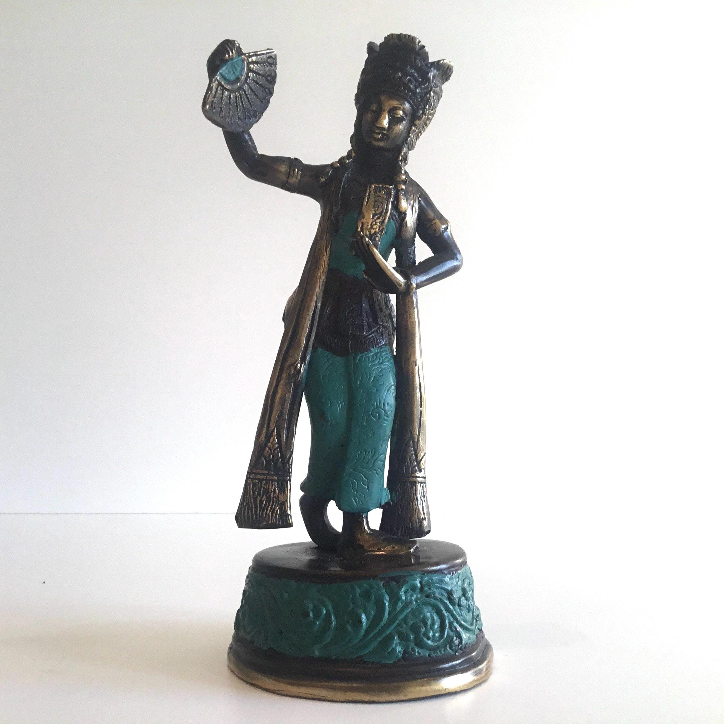 Antique Thai Statue – Bronze Dancer Sculpture (1900s, Rare Collectible) — photo 3 of 10