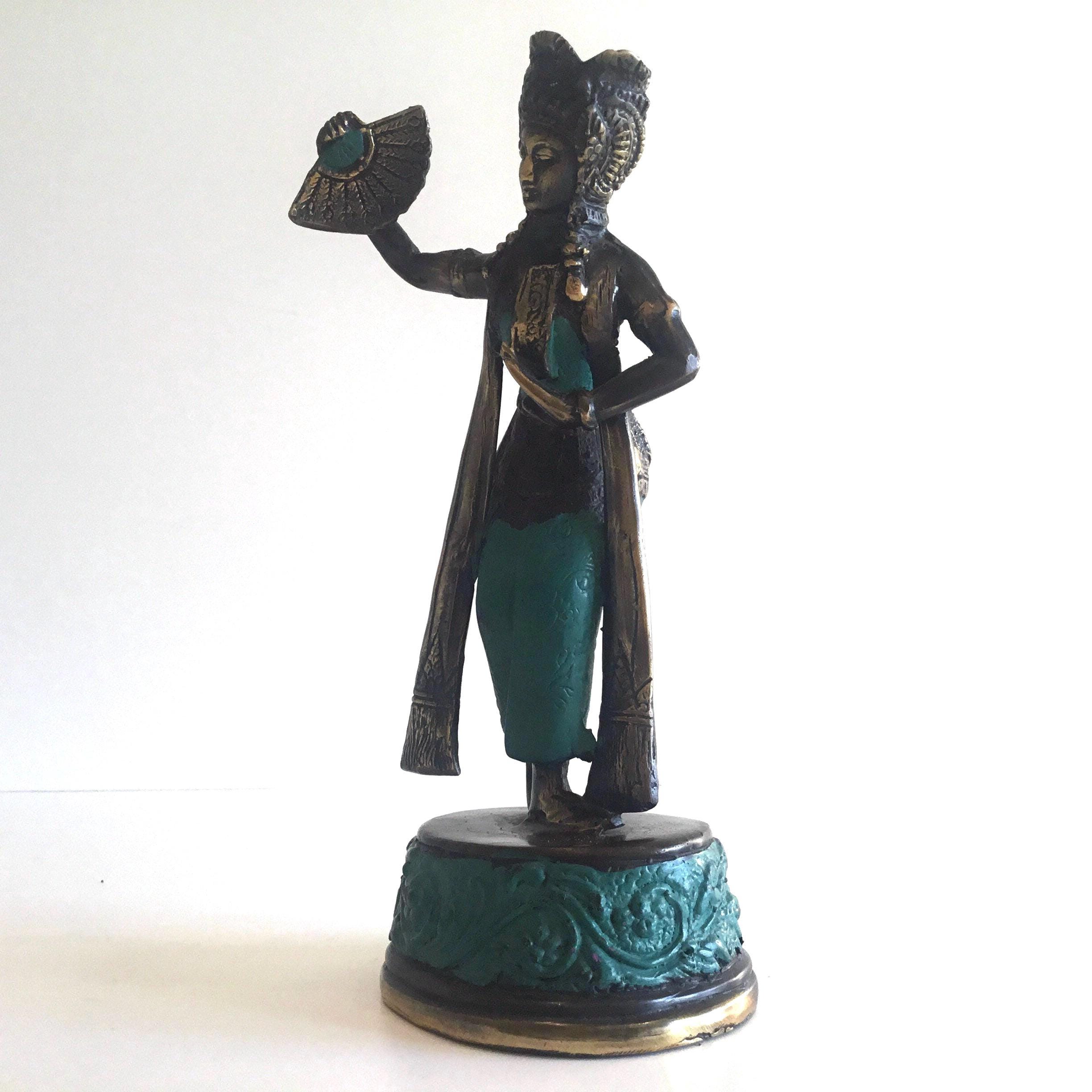 Antique Thai Statue – Bronze Dancer Sculpture (1900s, Rare Collectible) — photo 4 of 10
