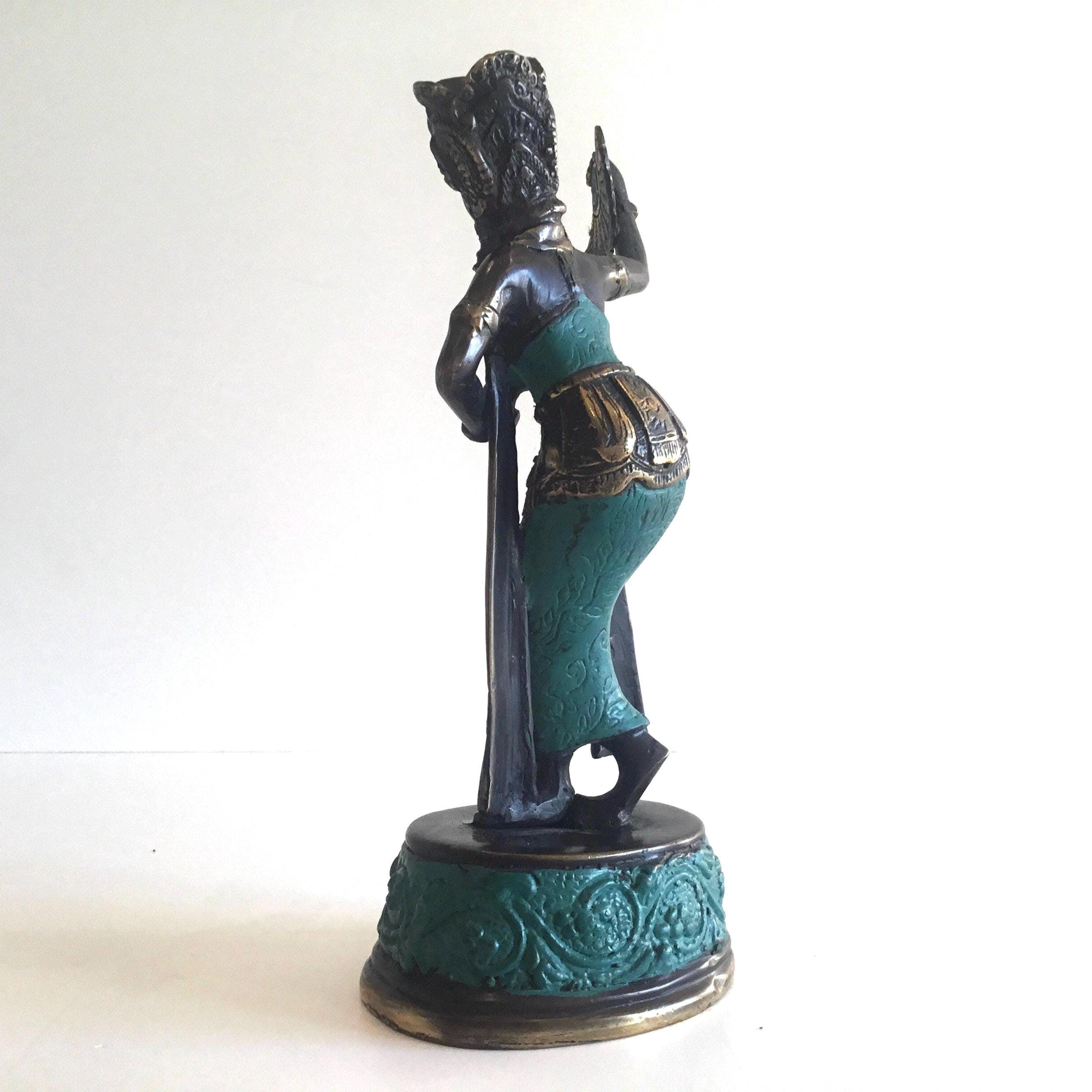 Antique Thai Statue – Bronze Dancer Sculpture (1900s, Rare Collectible) — photo 5 of 10