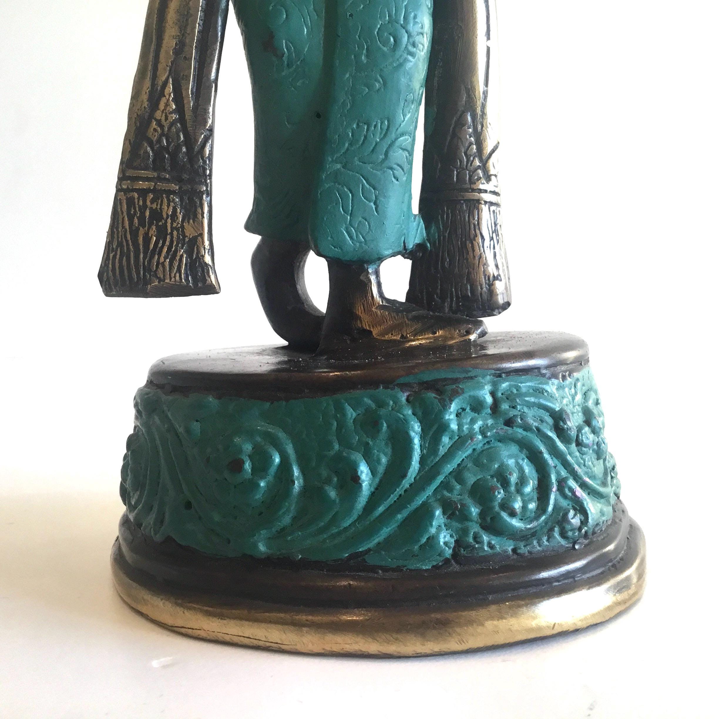 Antique Thai Statue – Bronze Dancer Sculpture (1900s, Rare Collectible) — photo 8 of 10