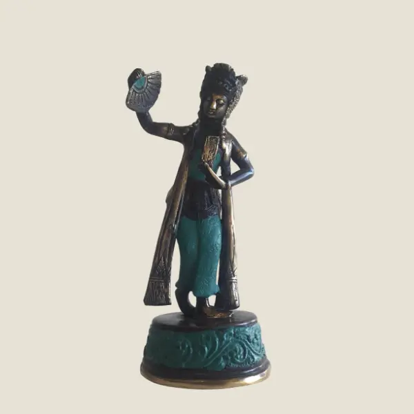Antique Thai Statue – Bronze Dancer Sculpture (1900s, Rare Collectible)