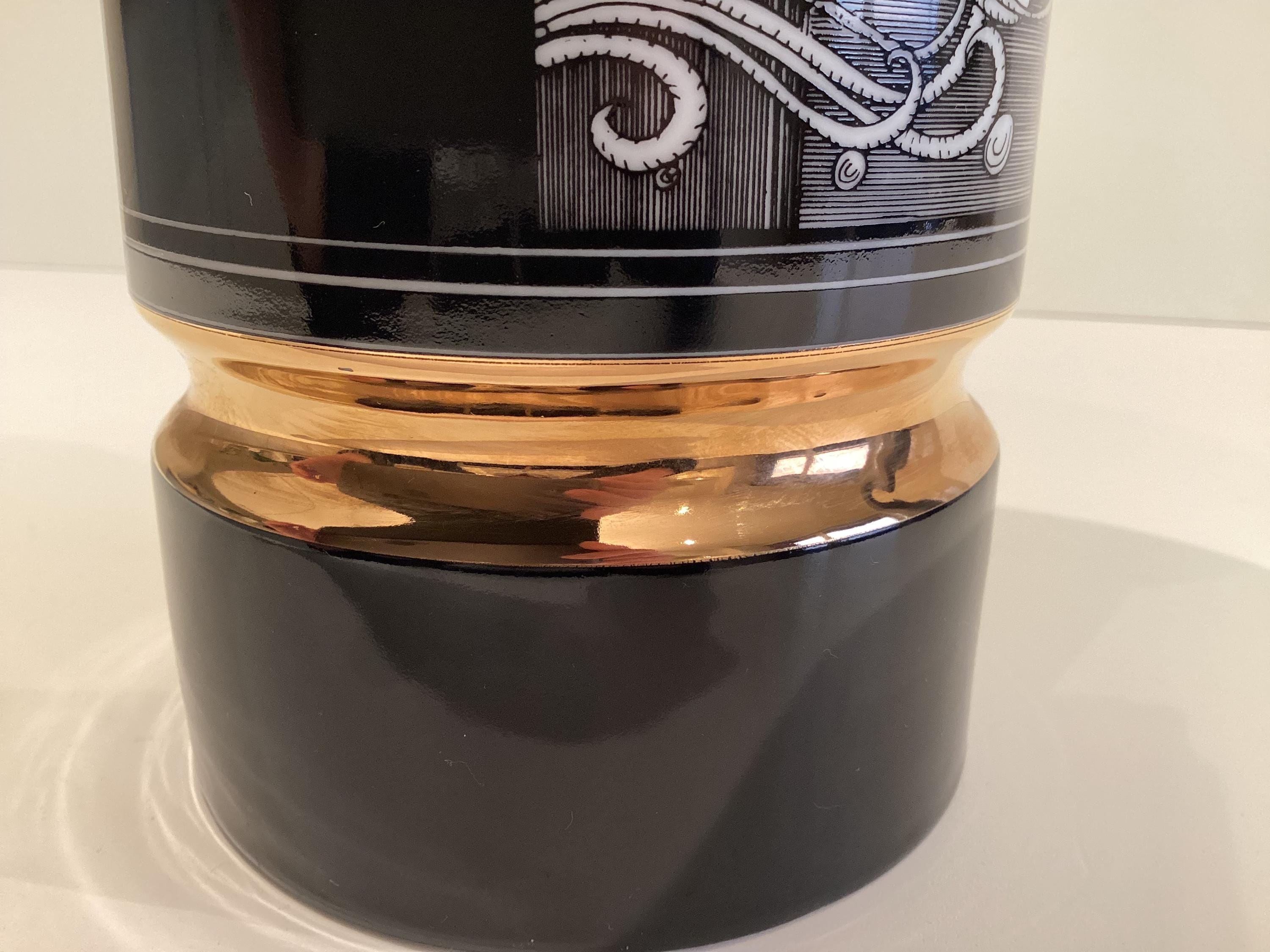 Vintage Porcelain Vase | Hollóháza Endre Szász Design 1980s Hungary — photo 8 of 11