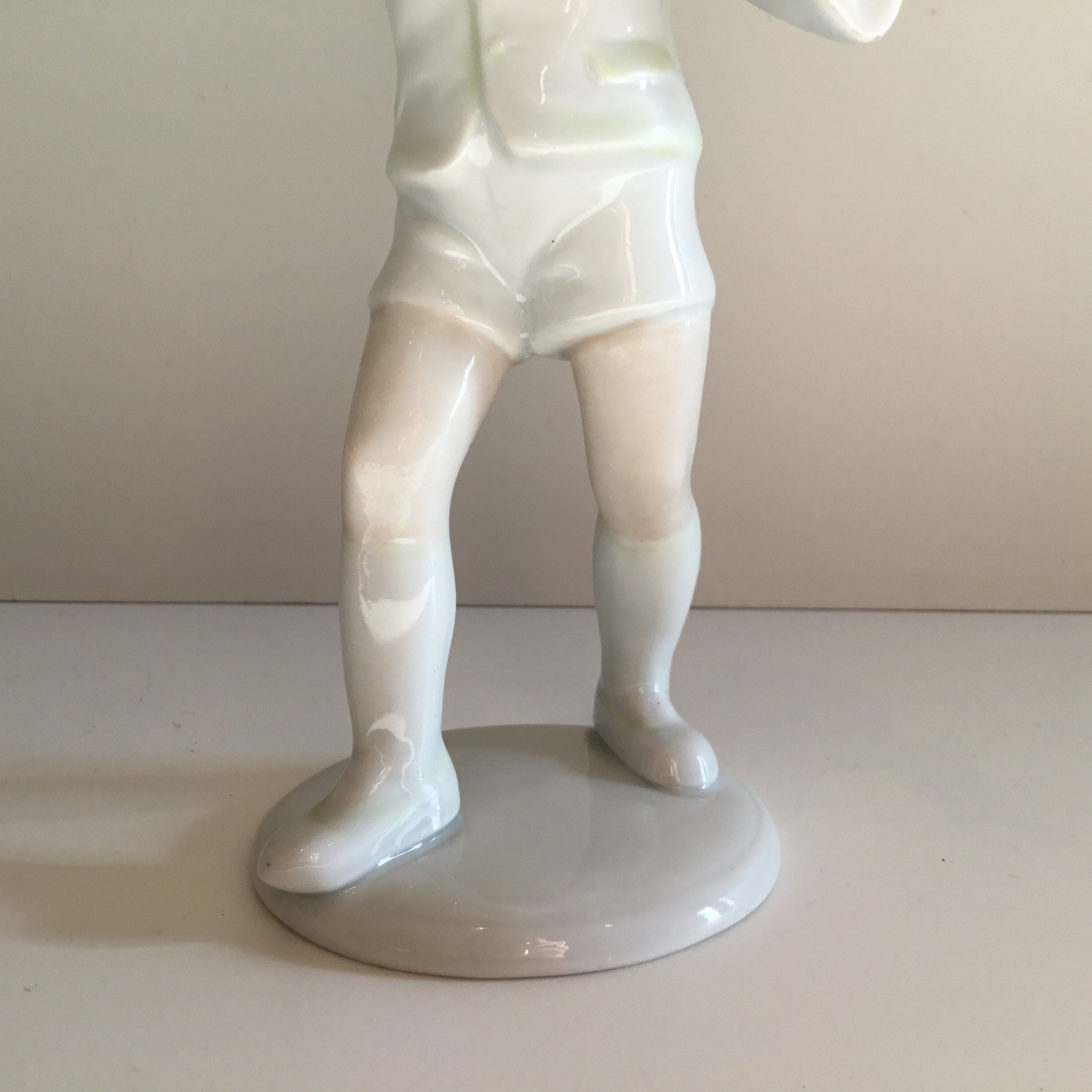 Vintage Porcelain Figurine | Wallendorf German Boy, 1960s Numbered Collectible — photo 9 of 11