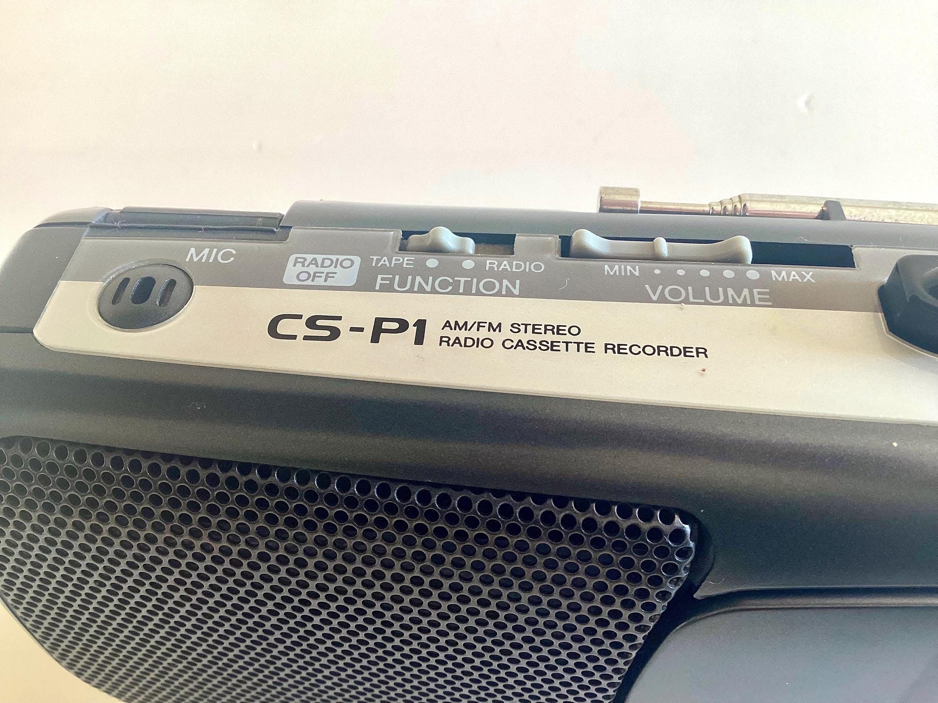Vintage Aiwa Cassette Player | CS-P1 1990s Portable Stereo Radio Recorder — photo 11 of 11