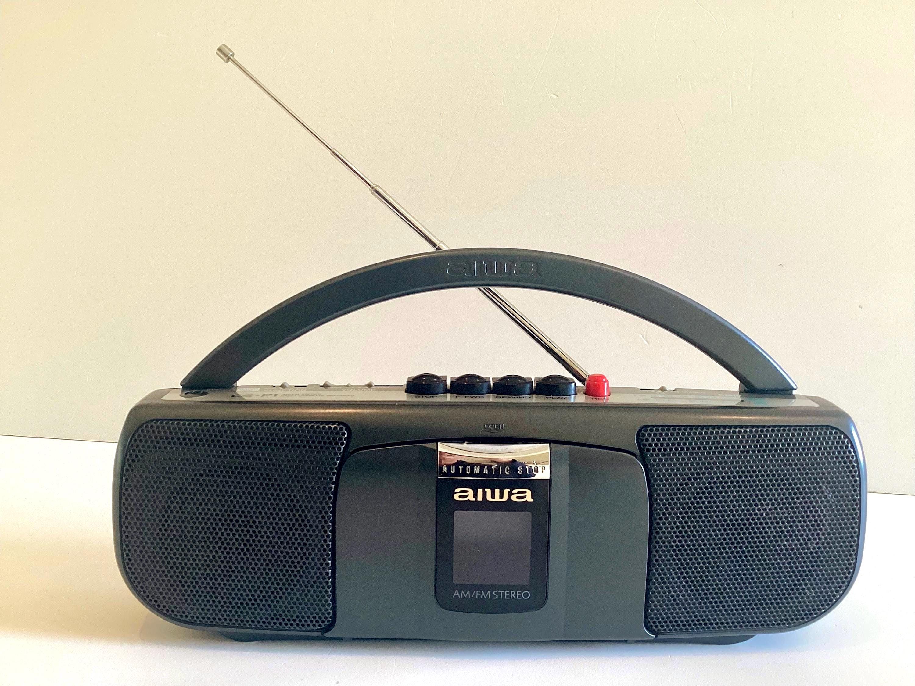 Vintage Aiwa Cassette Player | CS-P1 1990s Portable Stereo Radio Recorder — photo 3 of 11