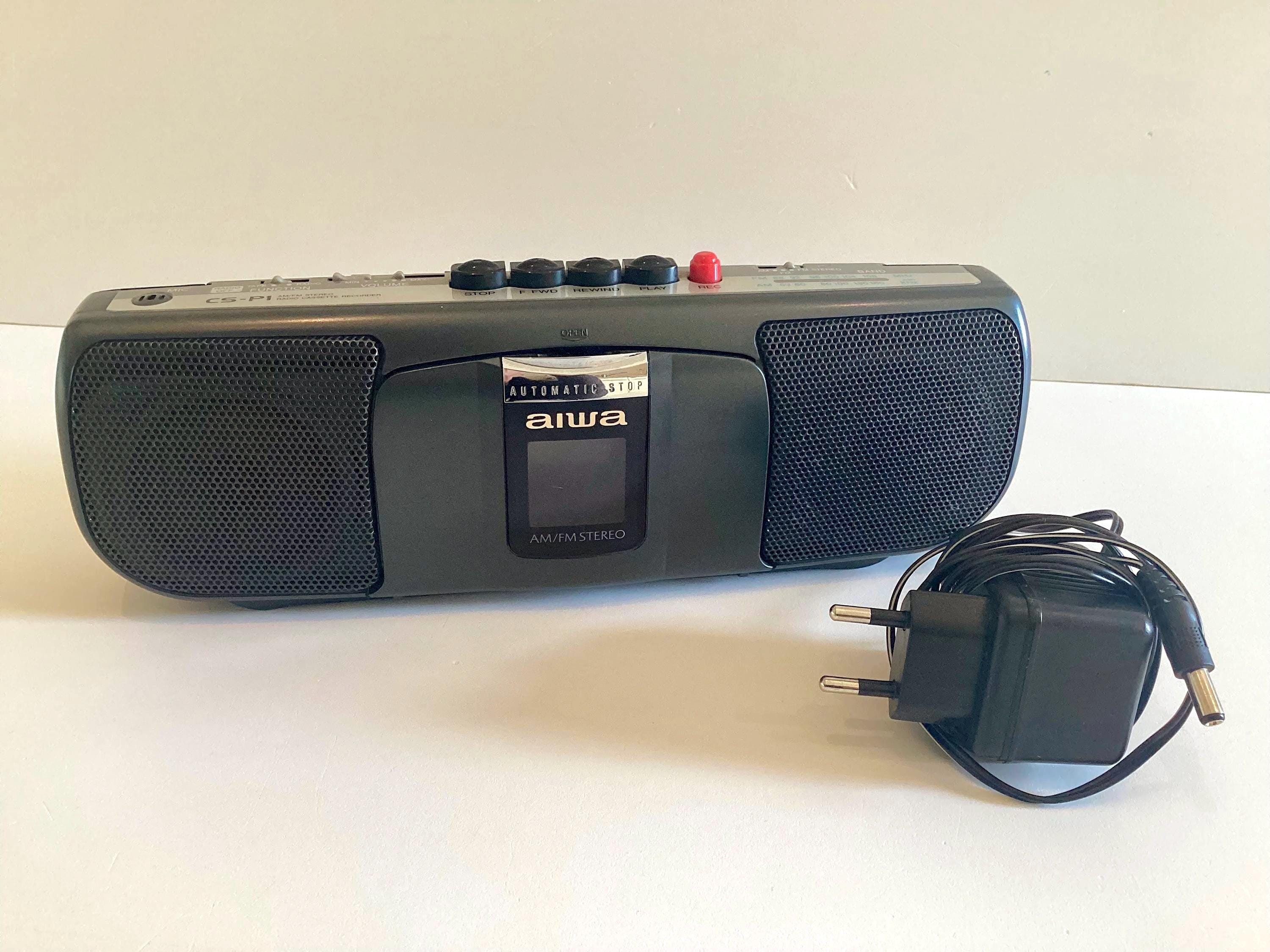 Vintage Aiwa Cassette Player | CS-P1 1990s Portable Stereo Radio Recorder — photo 6 of 11