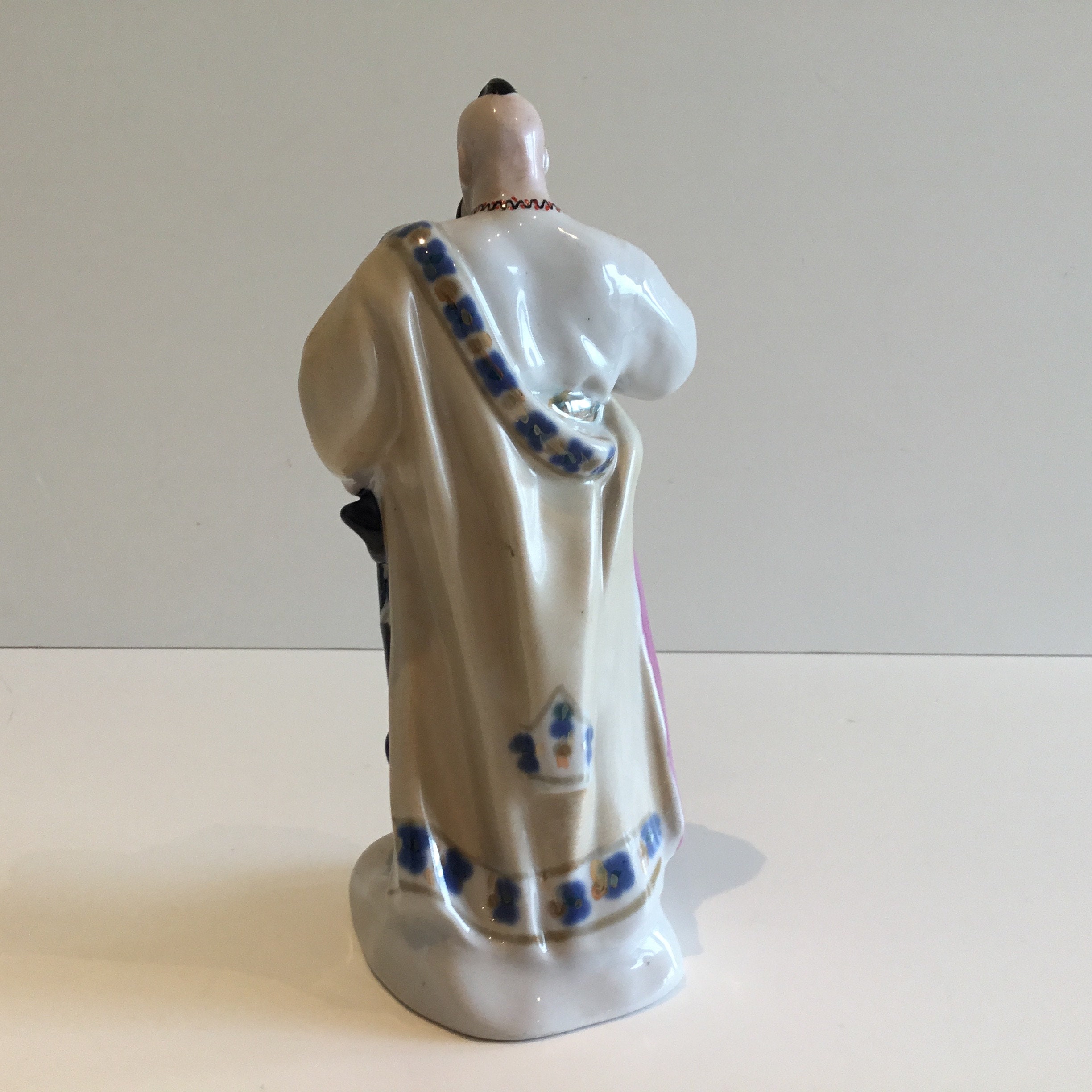Porcelain Figurine | 1960s Hand Painted Cossack, Collectible Vintage — photo 5 of 7