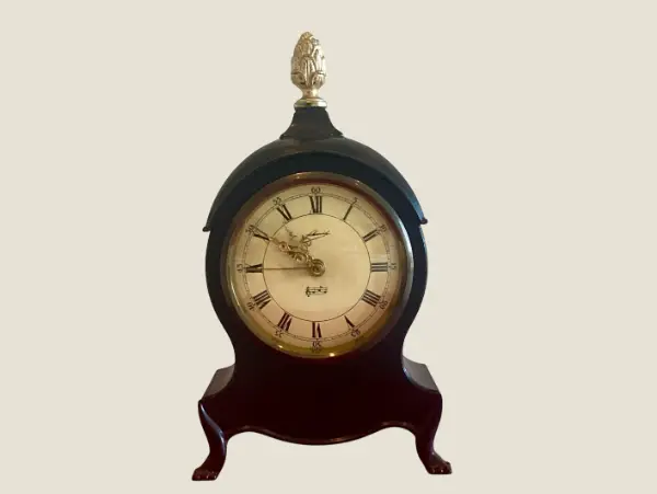 Vintage Clock | Schmid 1960s Musical Alarm Reuge Music Box