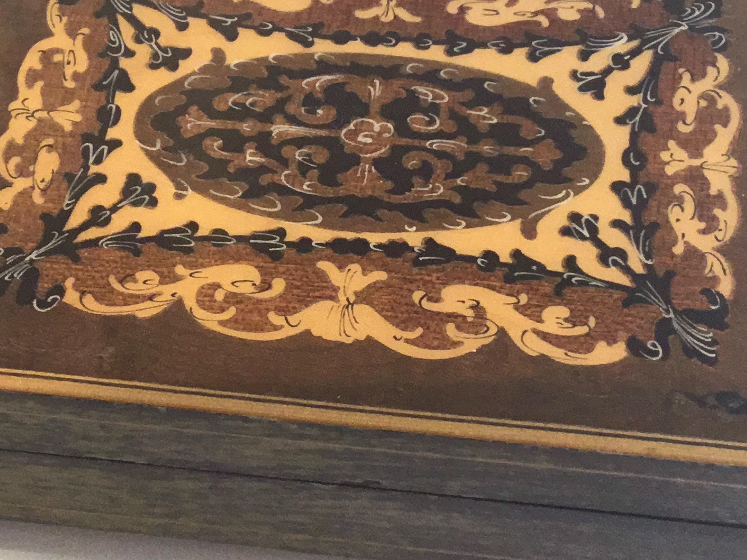 Vintage Music Box | 1960s Italian Olive Wood Jewelry Box, Santa Lucia Musical Movement — photo 5 of 7
