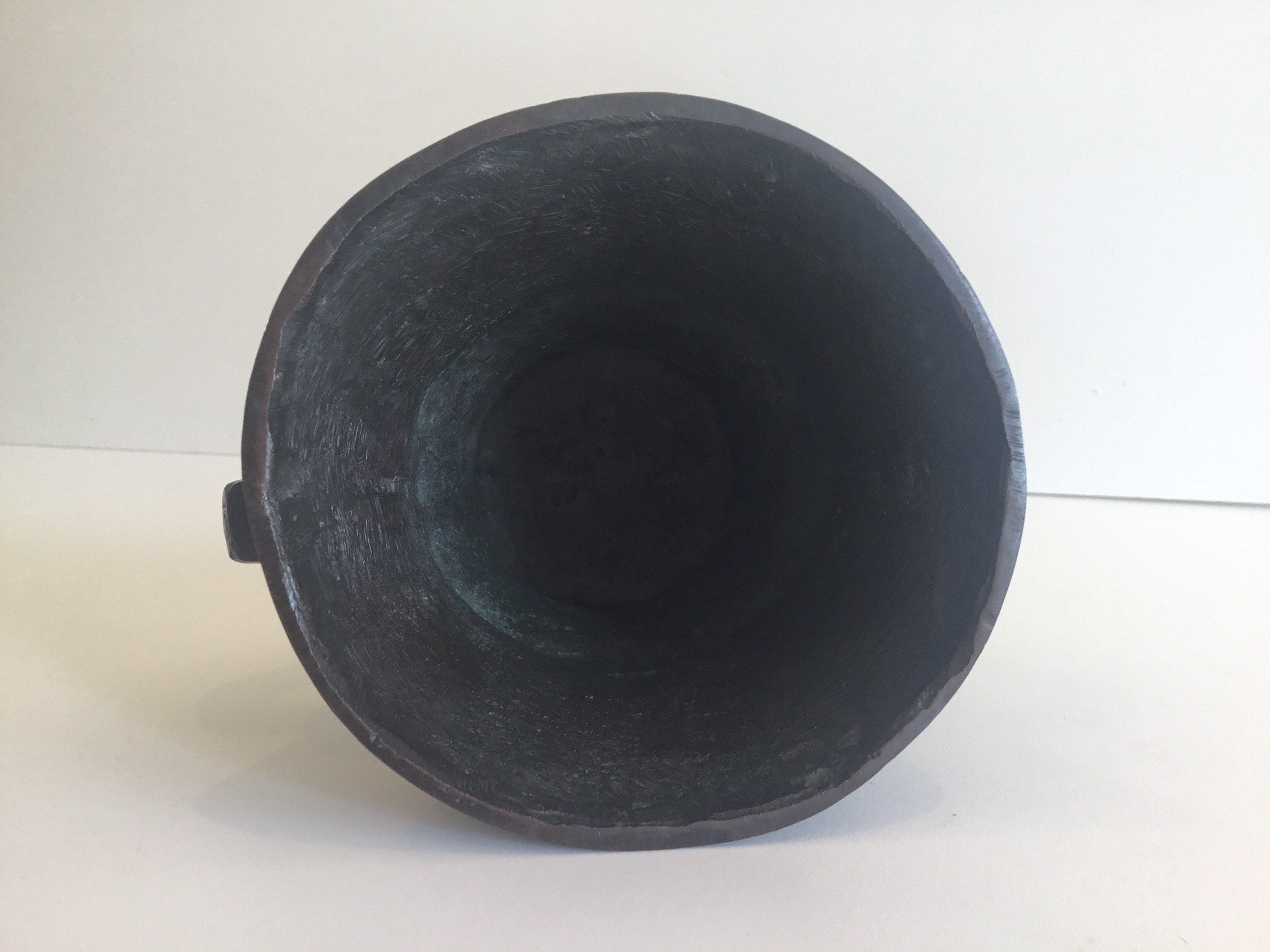Antique Bronze Dutch Mortar (1800s) Historical Reproduction of 1576 Engraved Model — photo 11 of 11