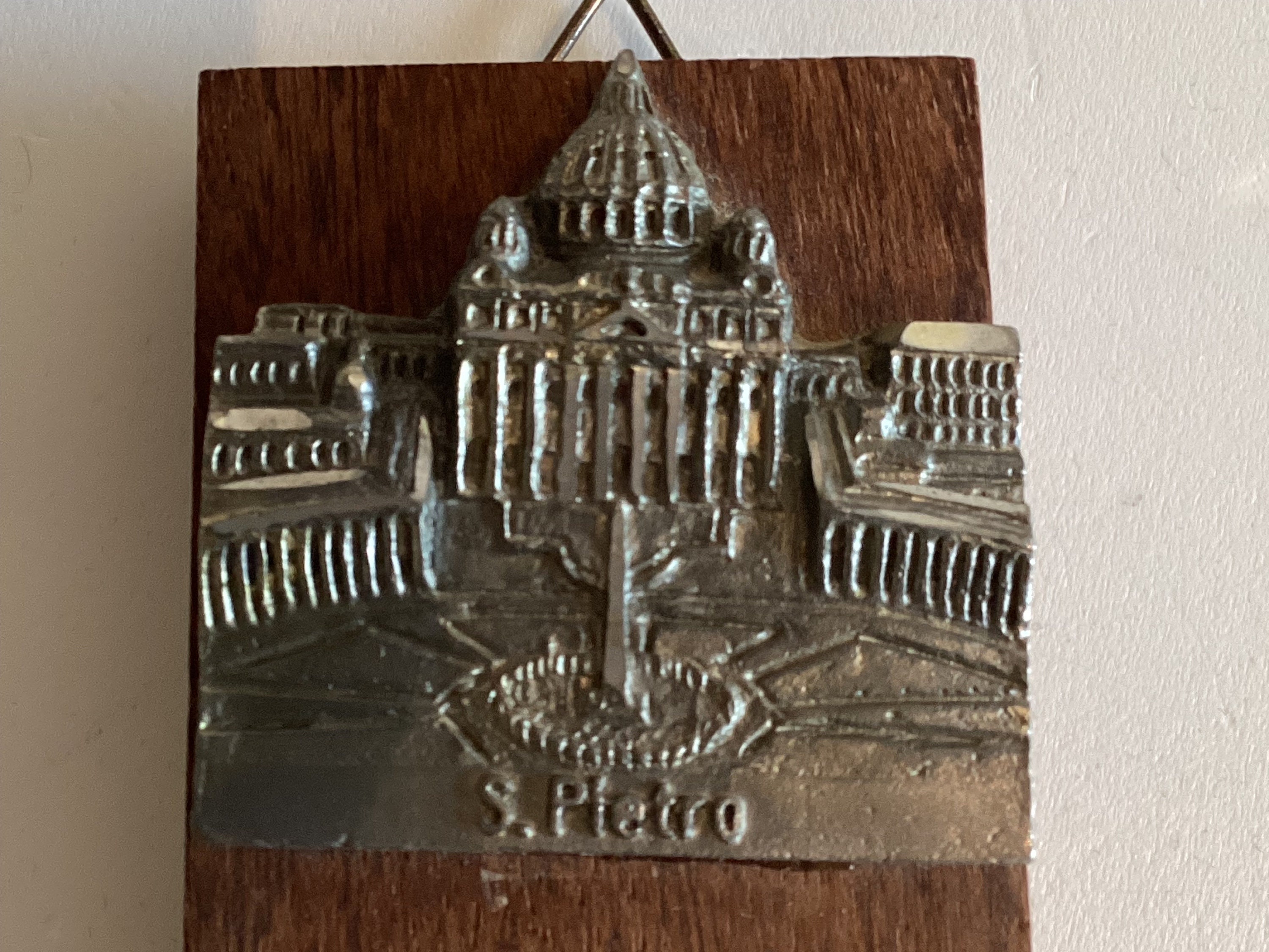 Vintage Wooden Madonna | 1950s Italian Carved Statue with Rare Symbolic Crucifix — photo 8 of 11