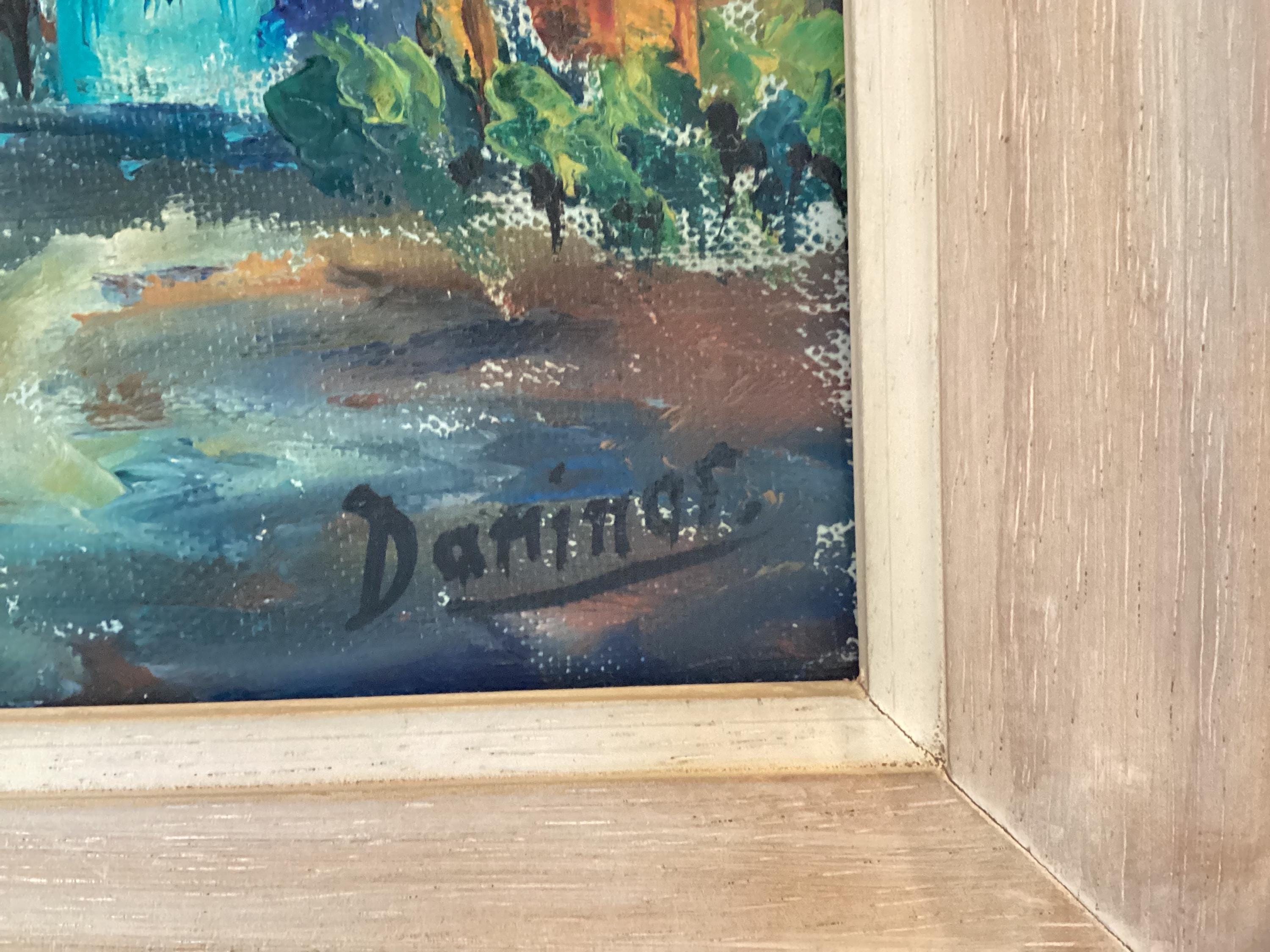 Vintage Paris Painting | Raphael Daninos 1960 Place du Tertre Montmartre, Signed Oil — photo 6 of 8
