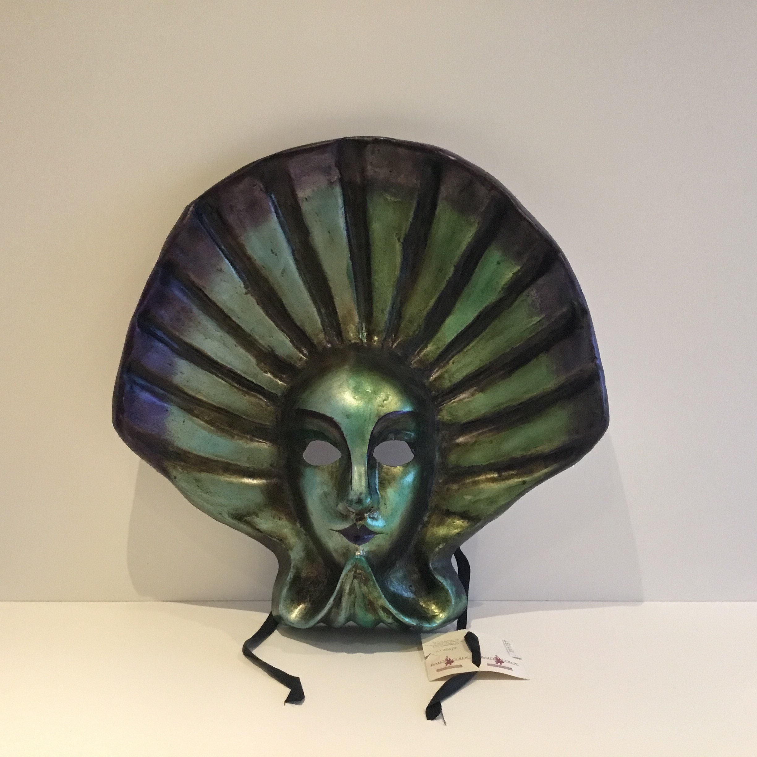 Large Venetian Mask Vintage Made In Italy — photo 2 of 8