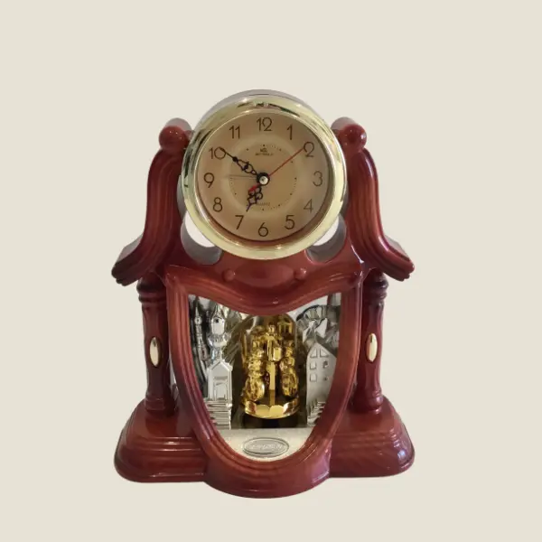 Vintage Alarm Clock | 1980s Chinese Torsion Pendulum, Plastic Novelty Clock Working
