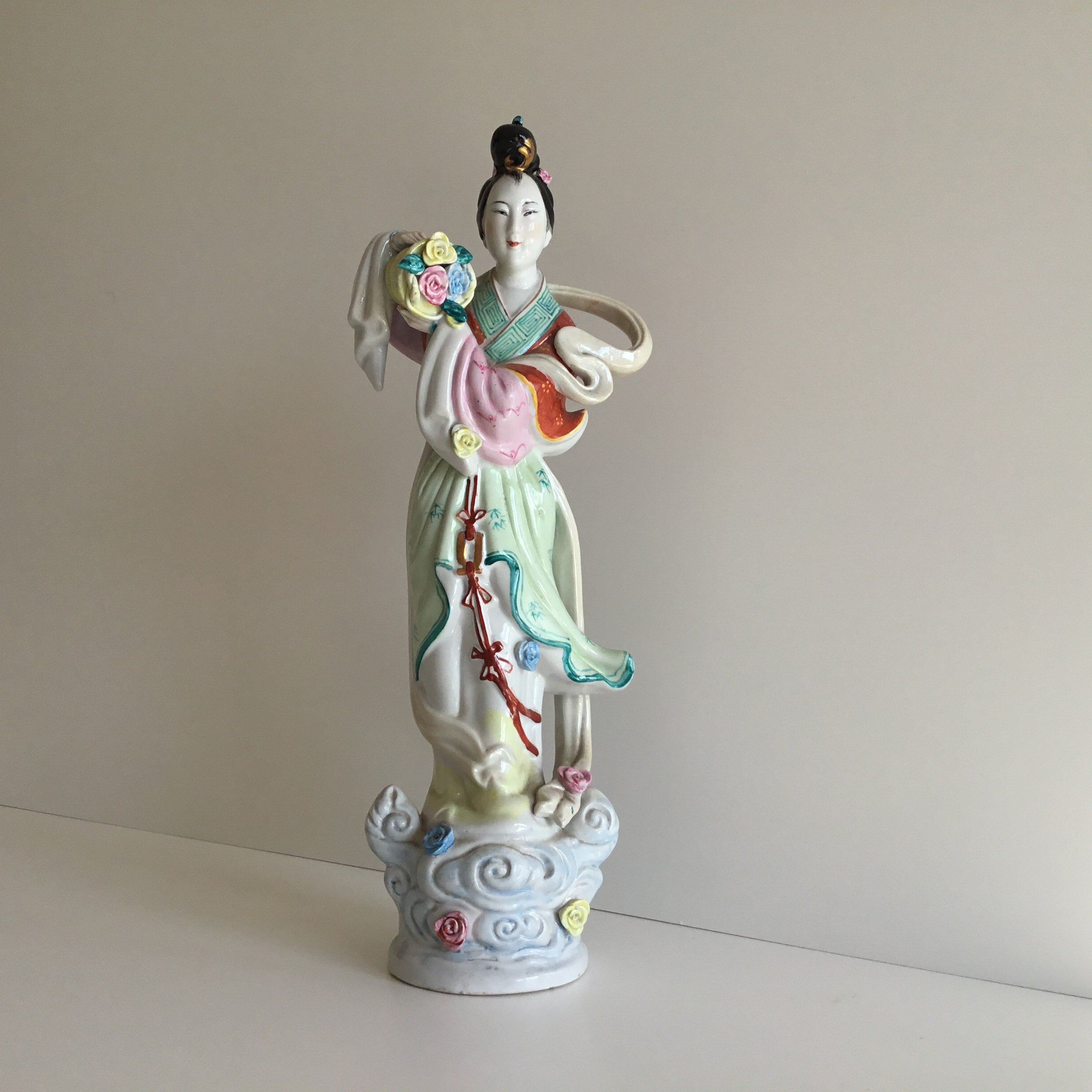 Vintage Porcelain Figurine | 1950s People's Republic of China, Hand Painted  Sculpture — photo 2 of 7