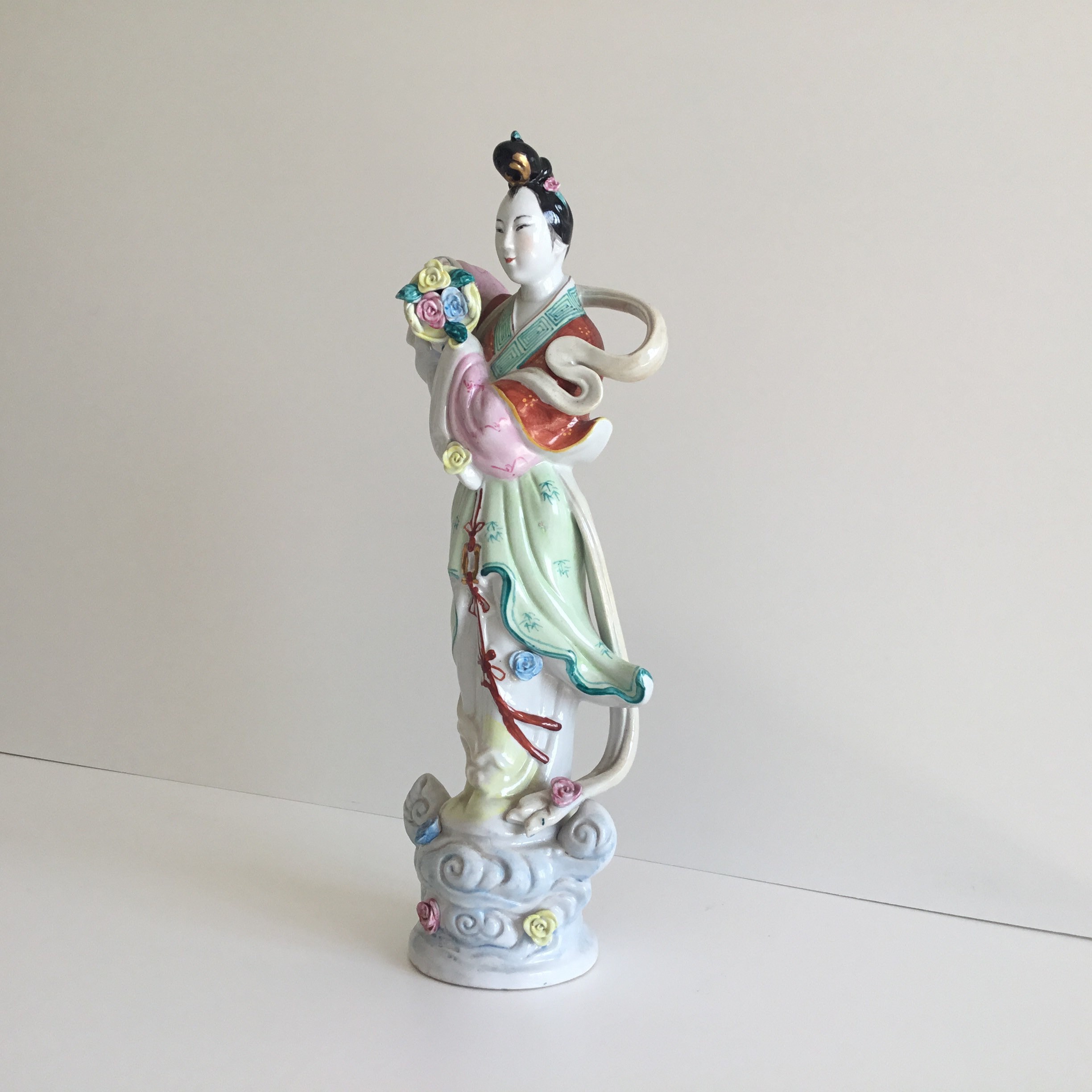 Vintage Porcelain Figurine | 1950s People's Republic of China, Hand Painted  Sculpture — photo 4 of 7