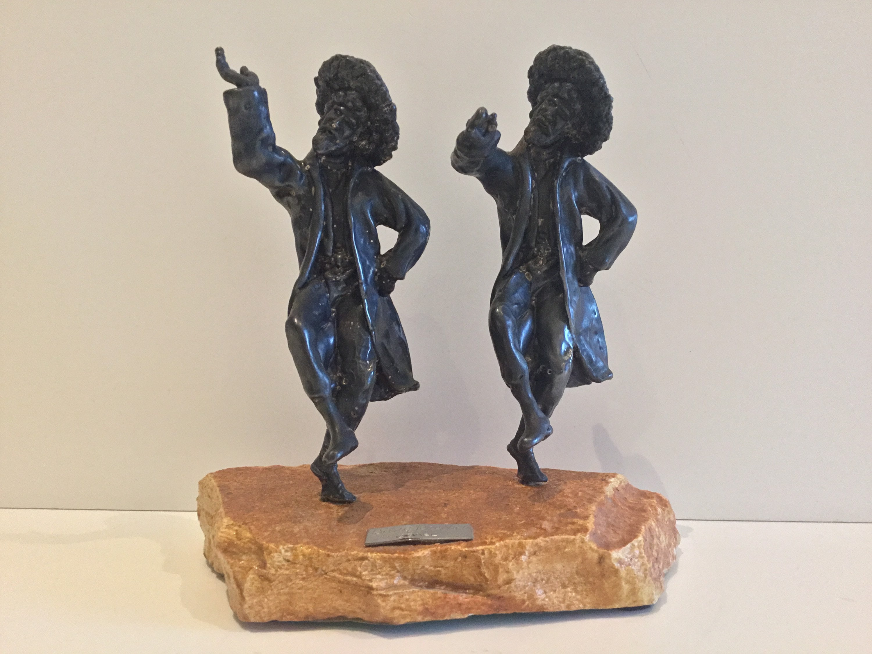 Vintage Sterling Silver | 1920s Judaica Israeli Rabbi Figurine by Isaac Jeheskel, 925 Marked — photo 3 of 11