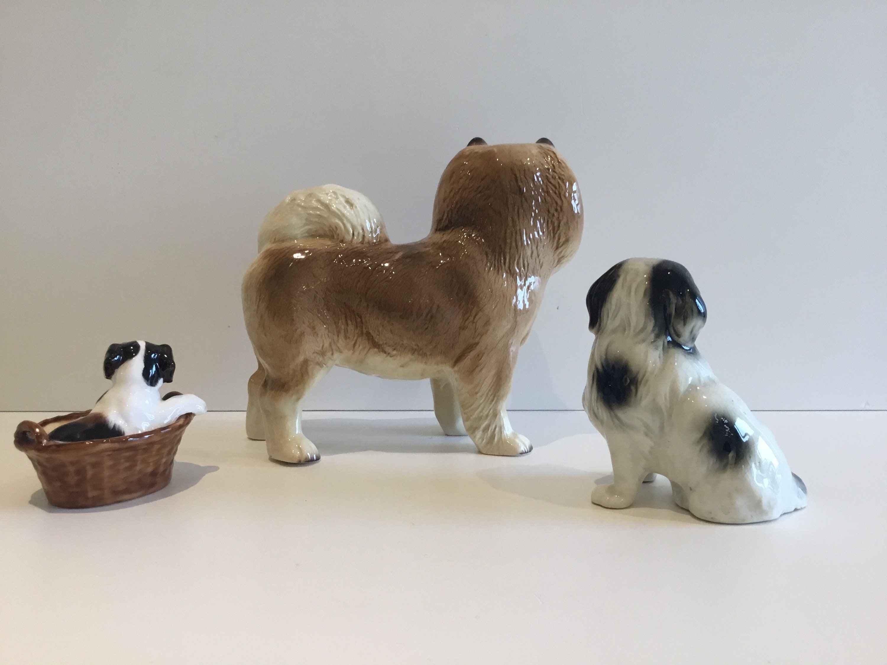 Vintage Dog Figurines | Royal Doulton Terrier, Coopercraft Chow Chow, Japanese Pekingese — photo 6 of 9