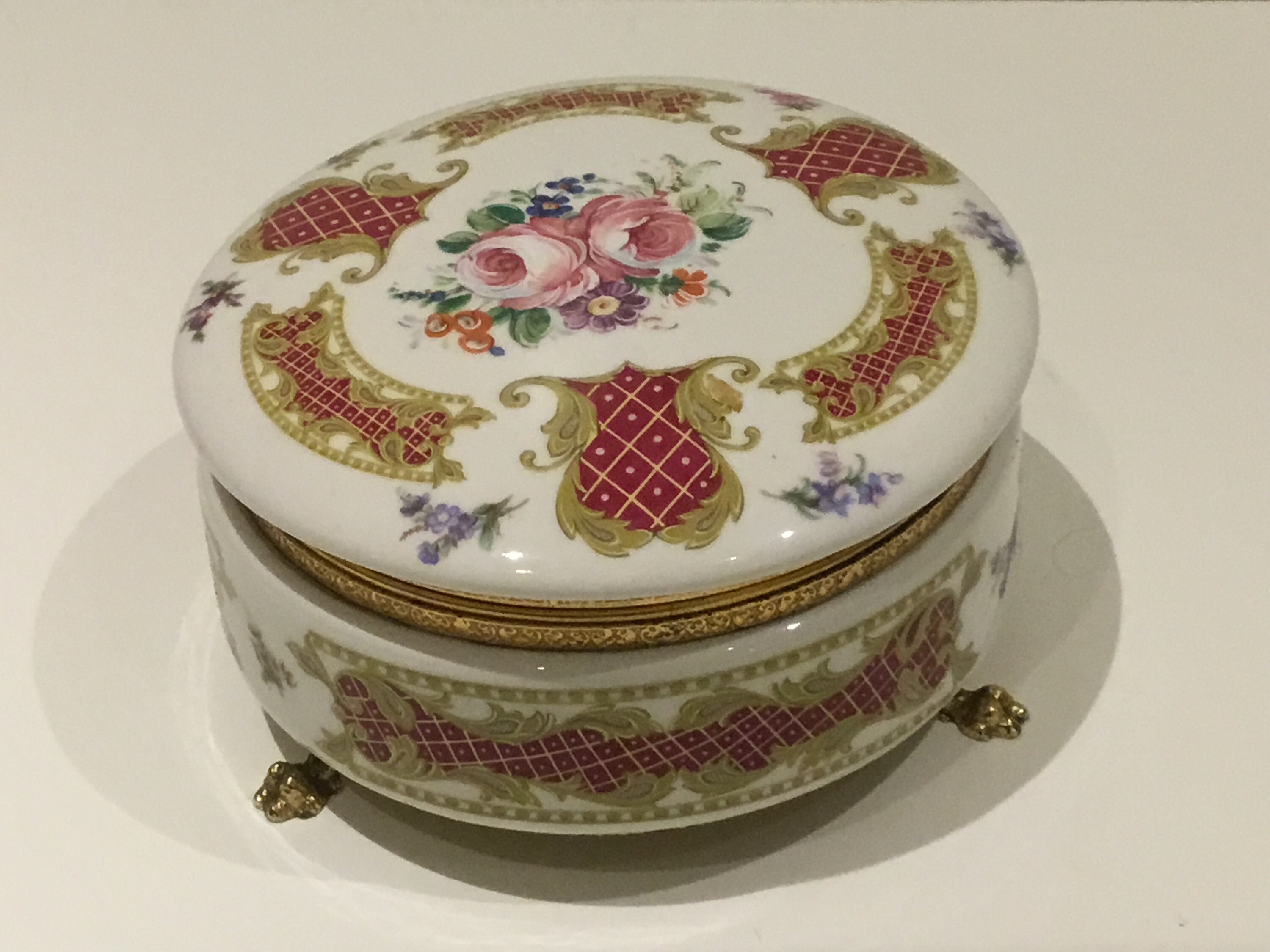 Vintage Home Decor  | 1950s Alfa Porcelain, Rare Italian Box , Gift Item — photo 4 of 7