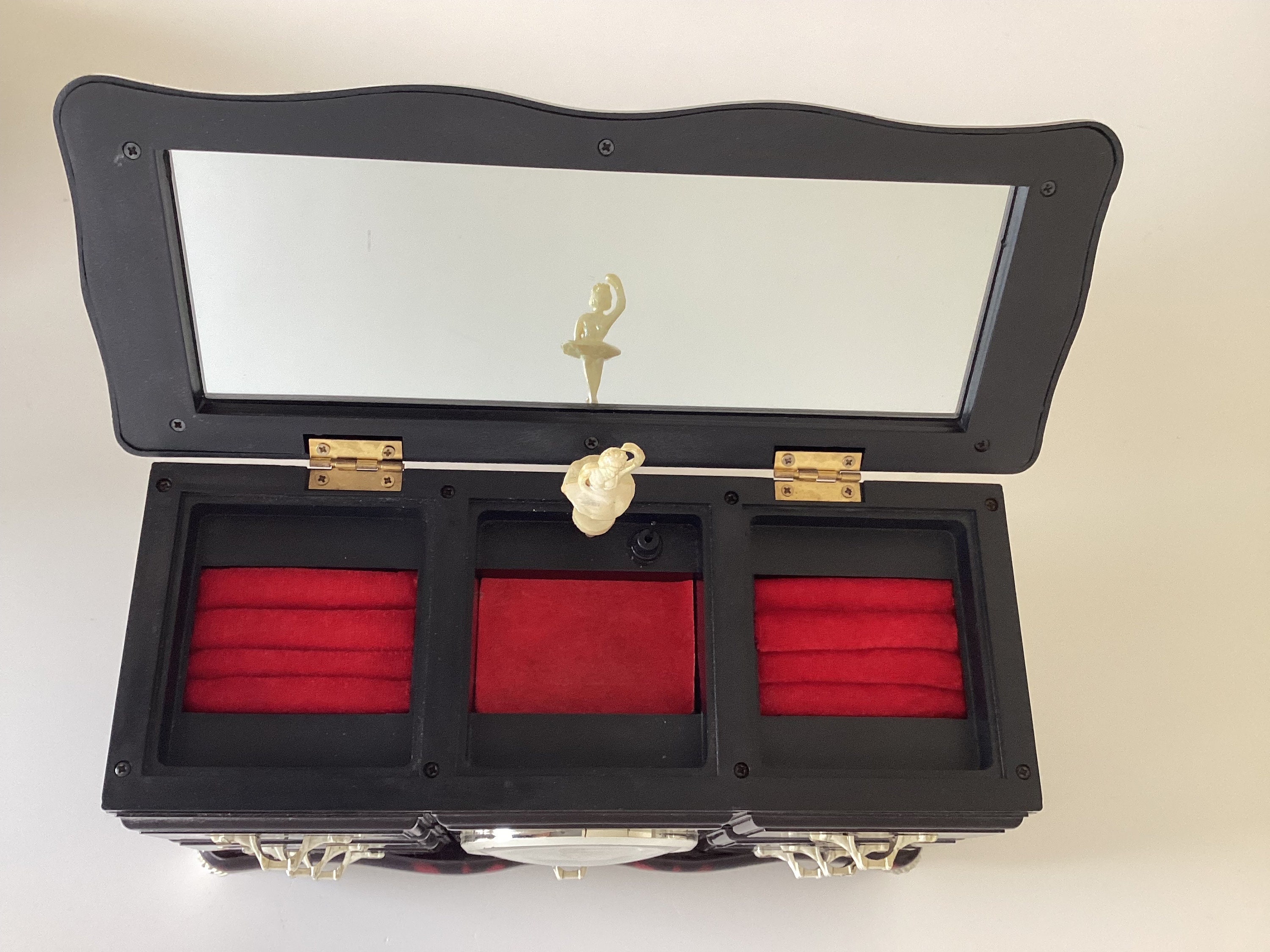 Vintage Cabinet Jewellery Box – Music Box Ballerina (1970s) Made in Japan — photo 5 of 9