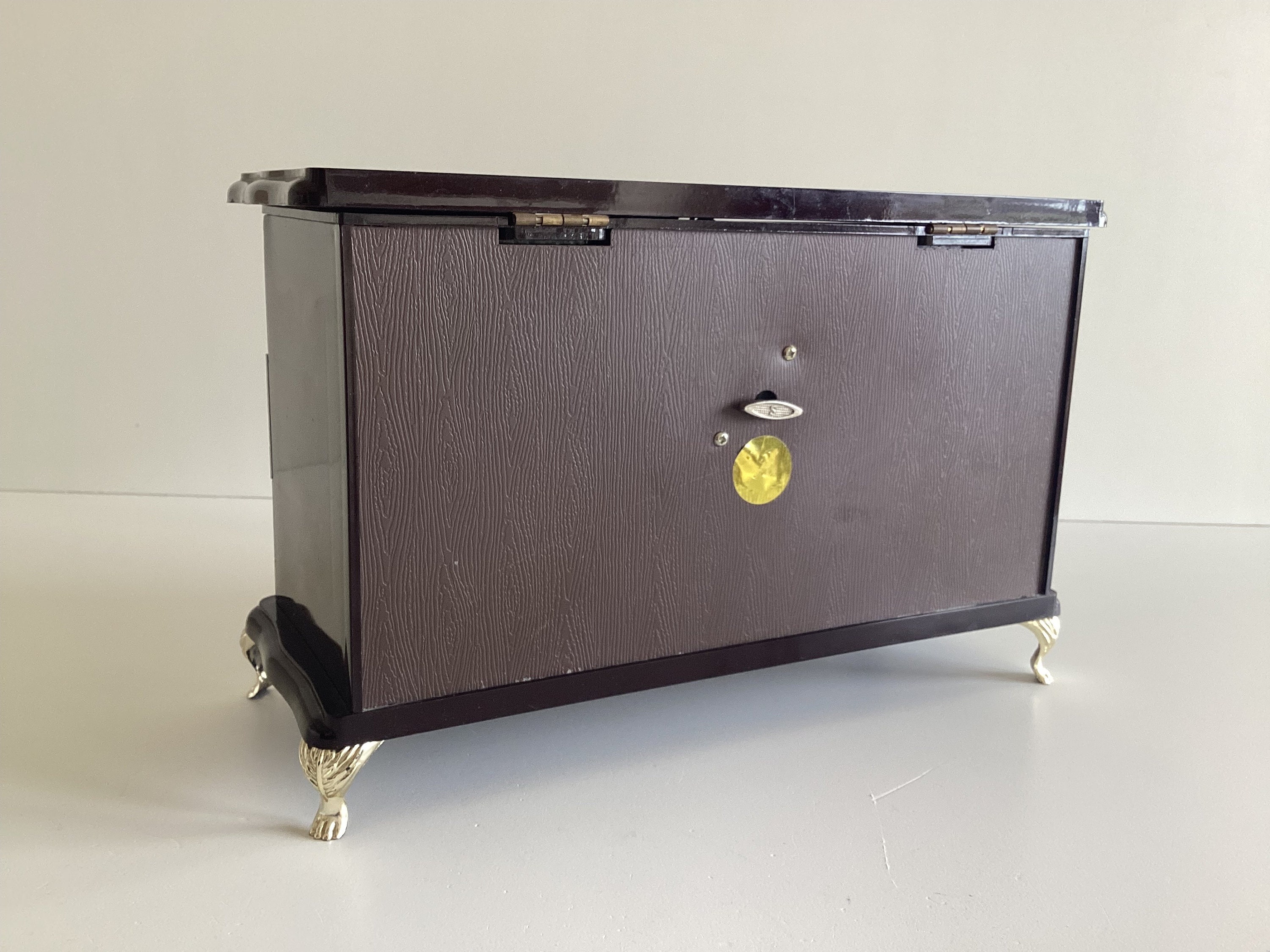 Vintage Cabinet Jewellery Box – Music Box Ballerina (1970s) Made in Japan — photo 8 of 9