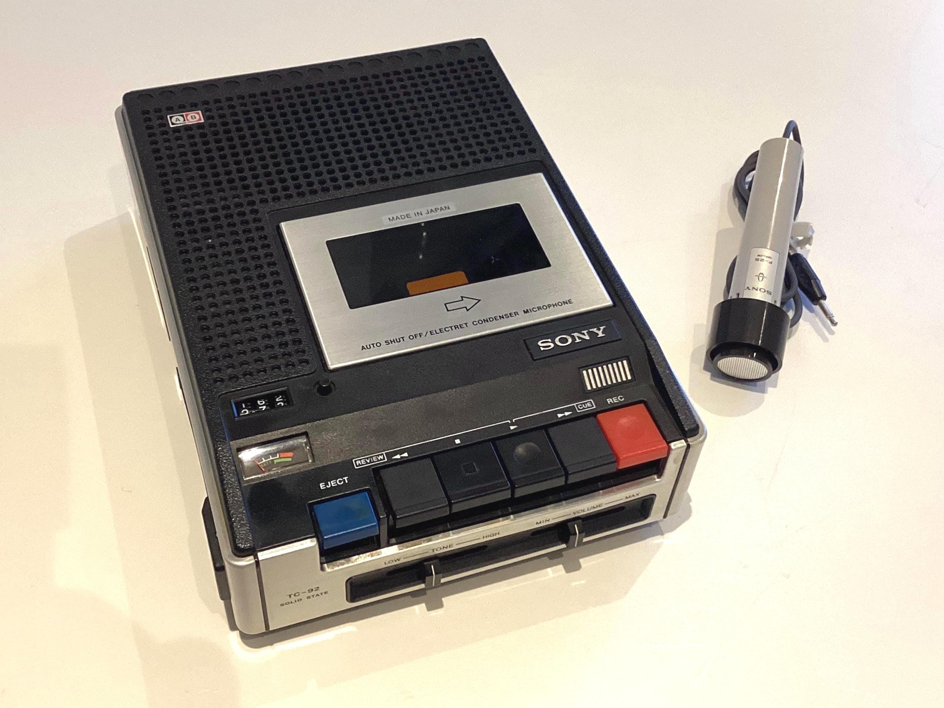 Vintage Cassette Recorder | Sony TC-92 1972 Space Age, Tested Working — photo 3 of 11