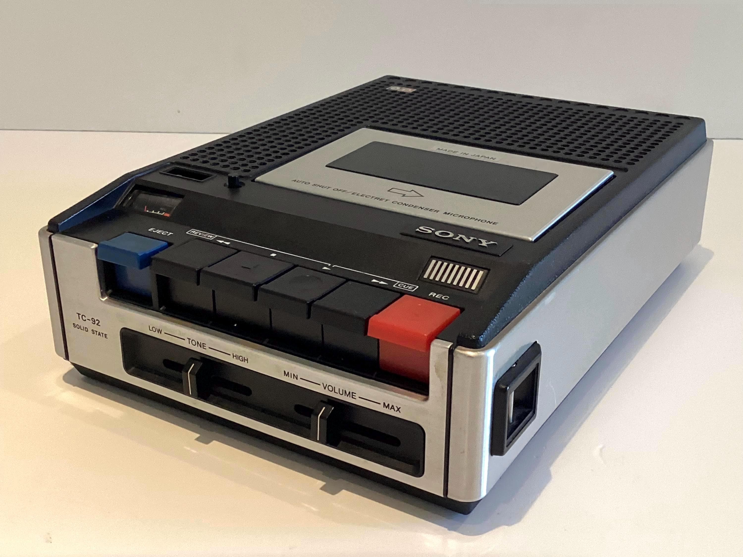 Vintage Cassette Recorder | Sony TC-92 1972 Space Age, Tested Working — photo 5 of 11