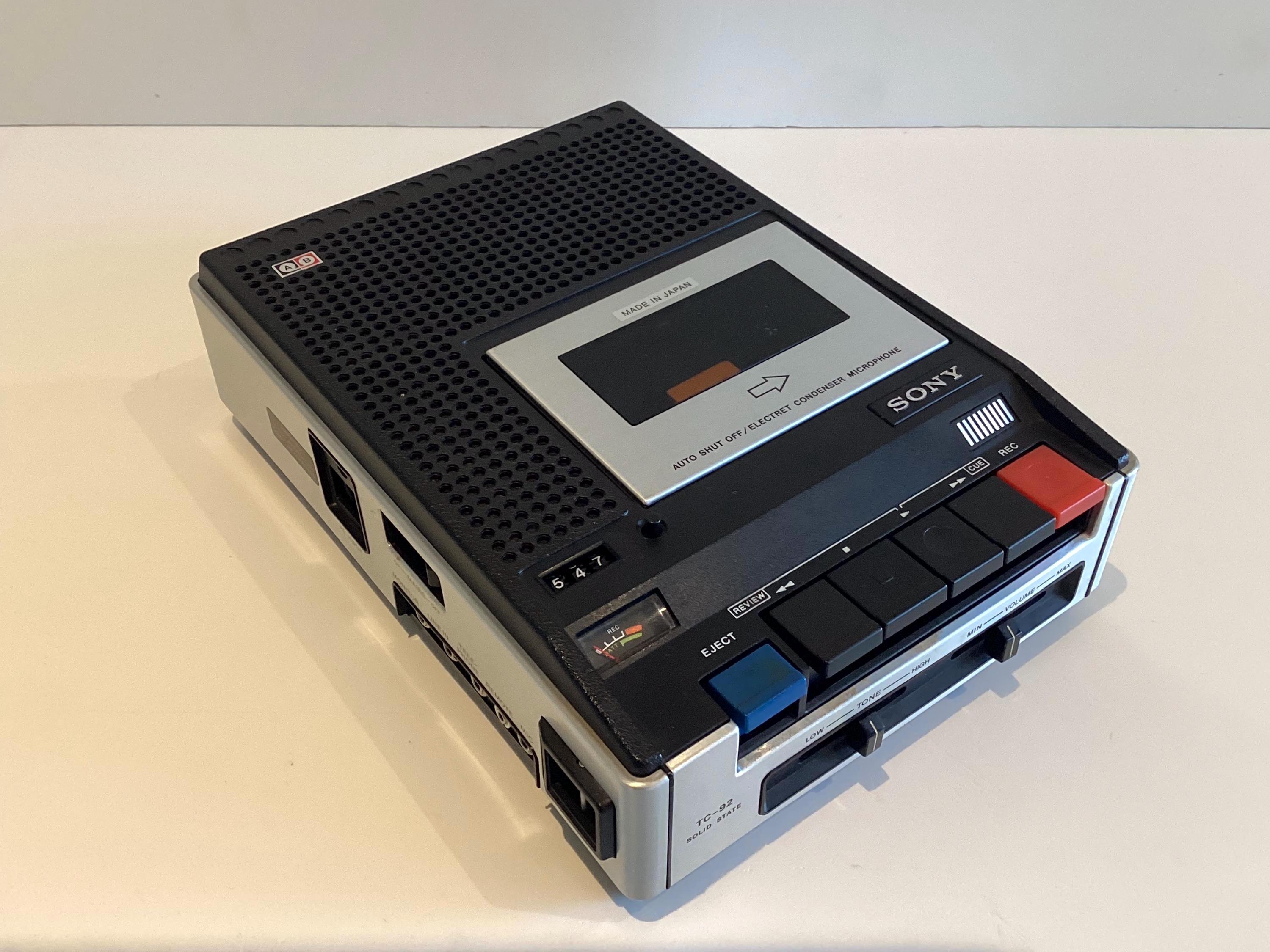 Vintage Cassette Recorder | Sony TC-92 1972 Space Age, Tested Working — photo 9 of 11