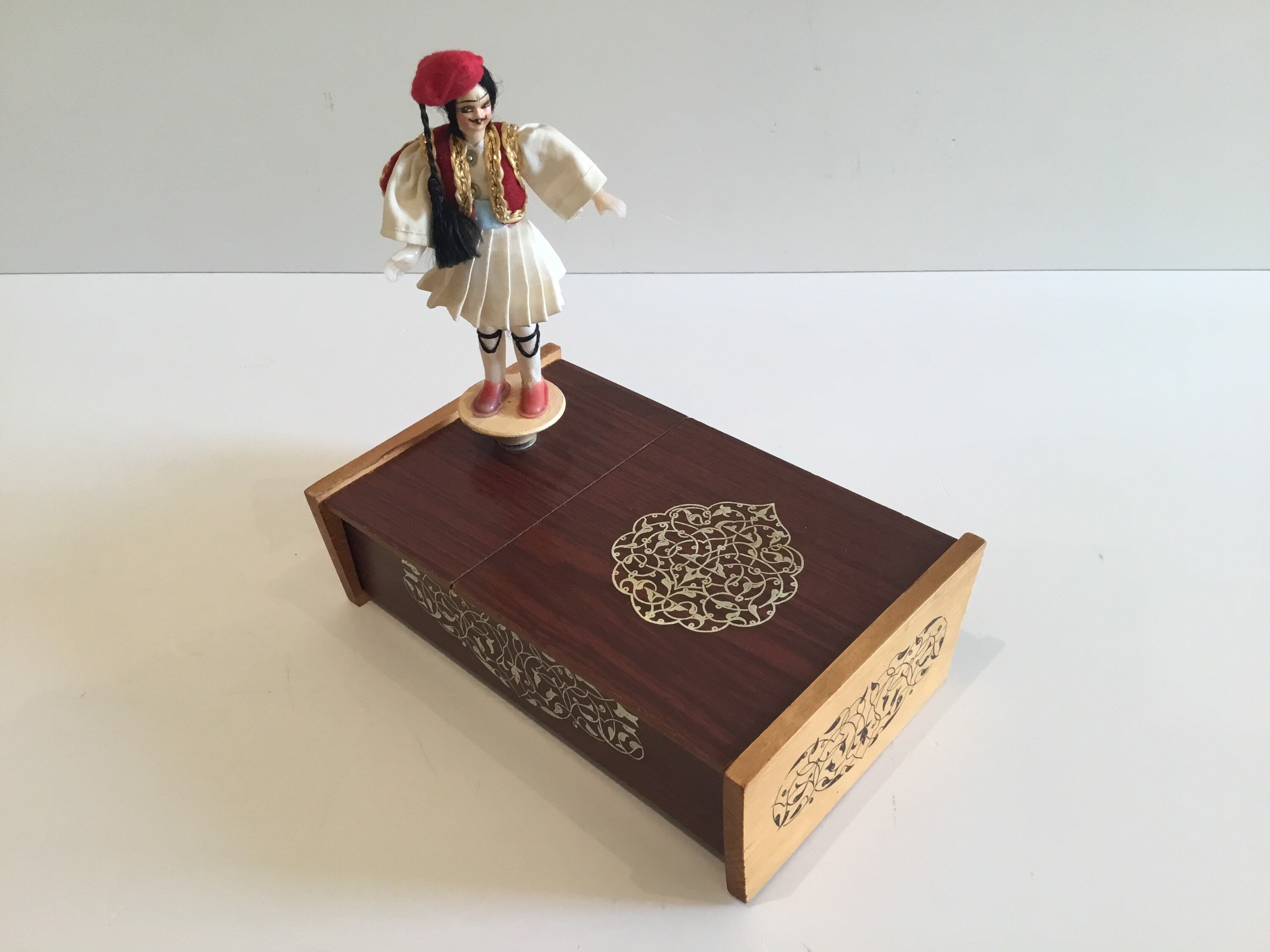 Rare Cigarettes Music  Box (1950s) Oriental Melody With Dancer — photo 4 of 11
