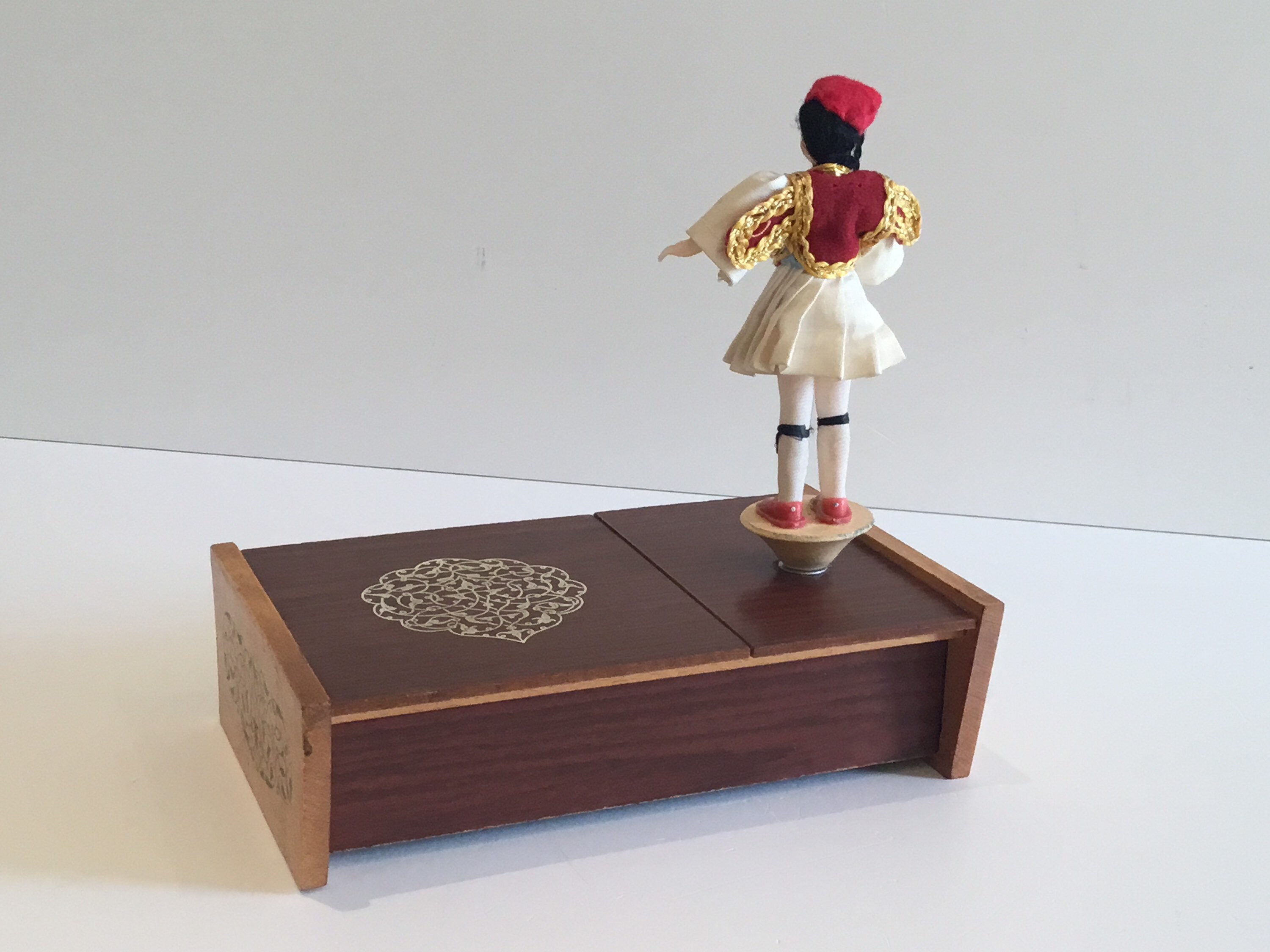 Rare Cigarettes Music  Box (1950s) Oriental Melody With Dancer — photo 6 of 11