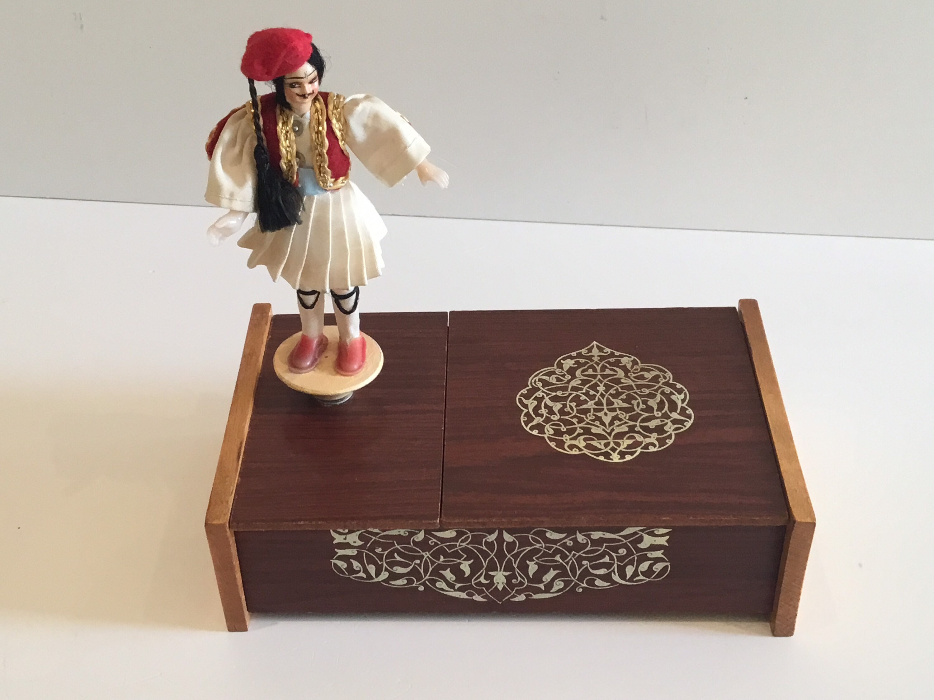 Rare Cigarettes Music  Box (1950s) Oriental Melody With Dancer — photo 7 of 11