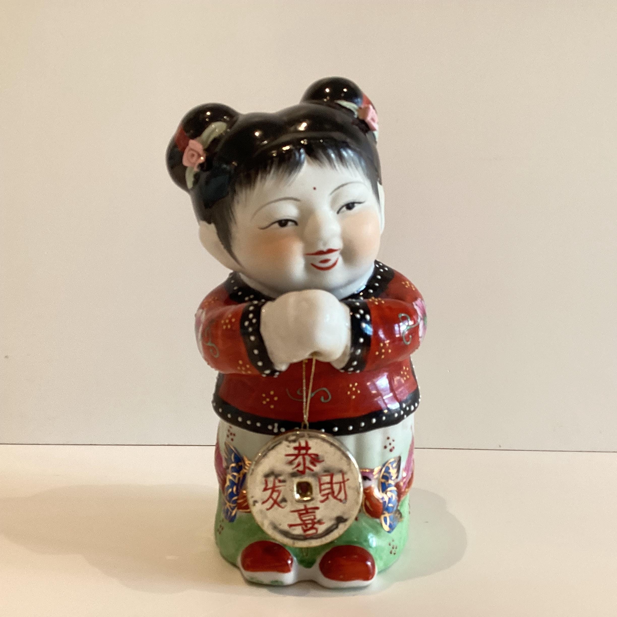 Porcelain Figurine (1950s) – Hand-Painted Collectible, Republic of China Vintage — photo 2 of 10