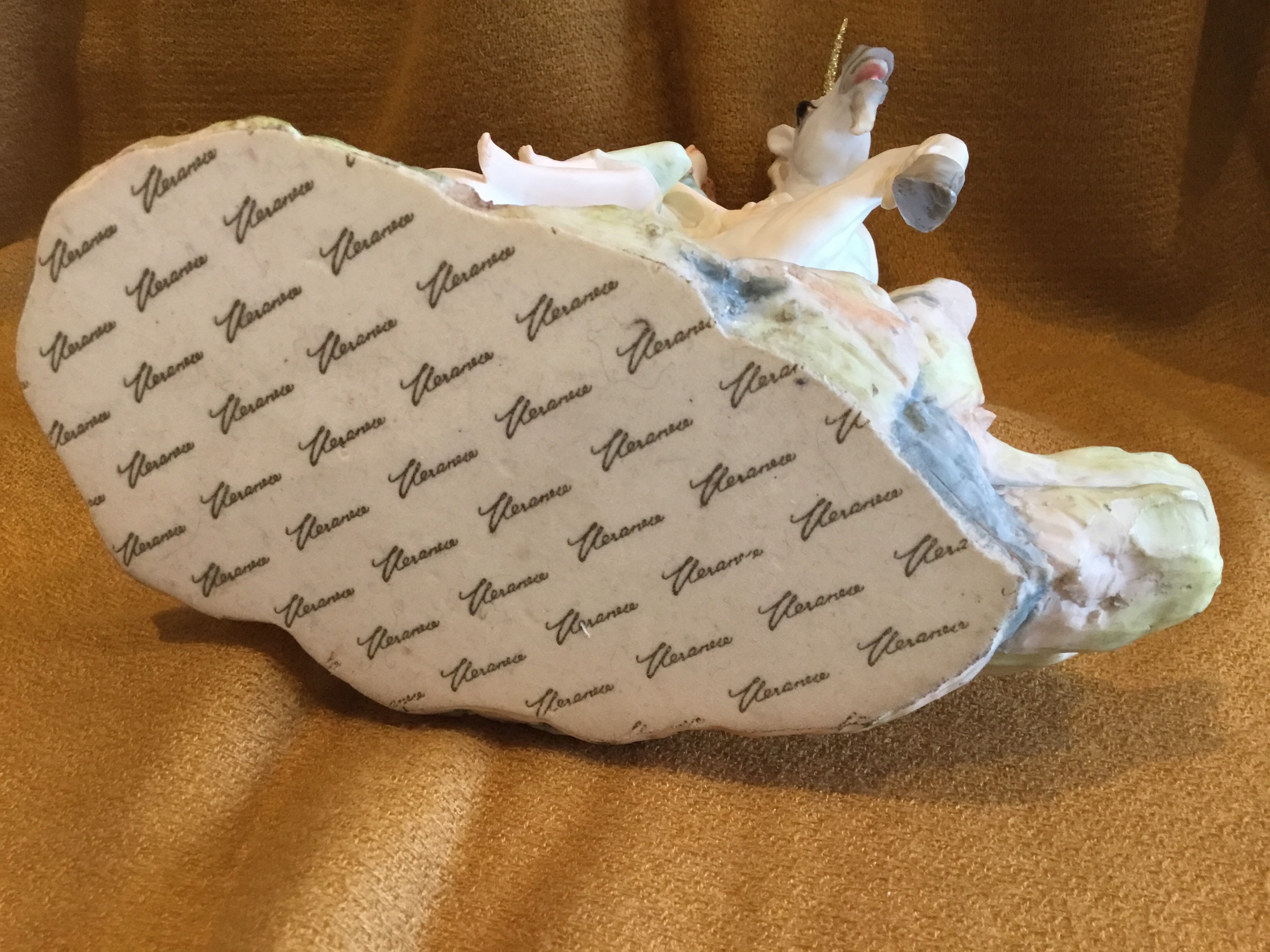 Fantasy Figurine Fairy on White Unicorn Veronese Polystone Sculpture — photo 11 of 11