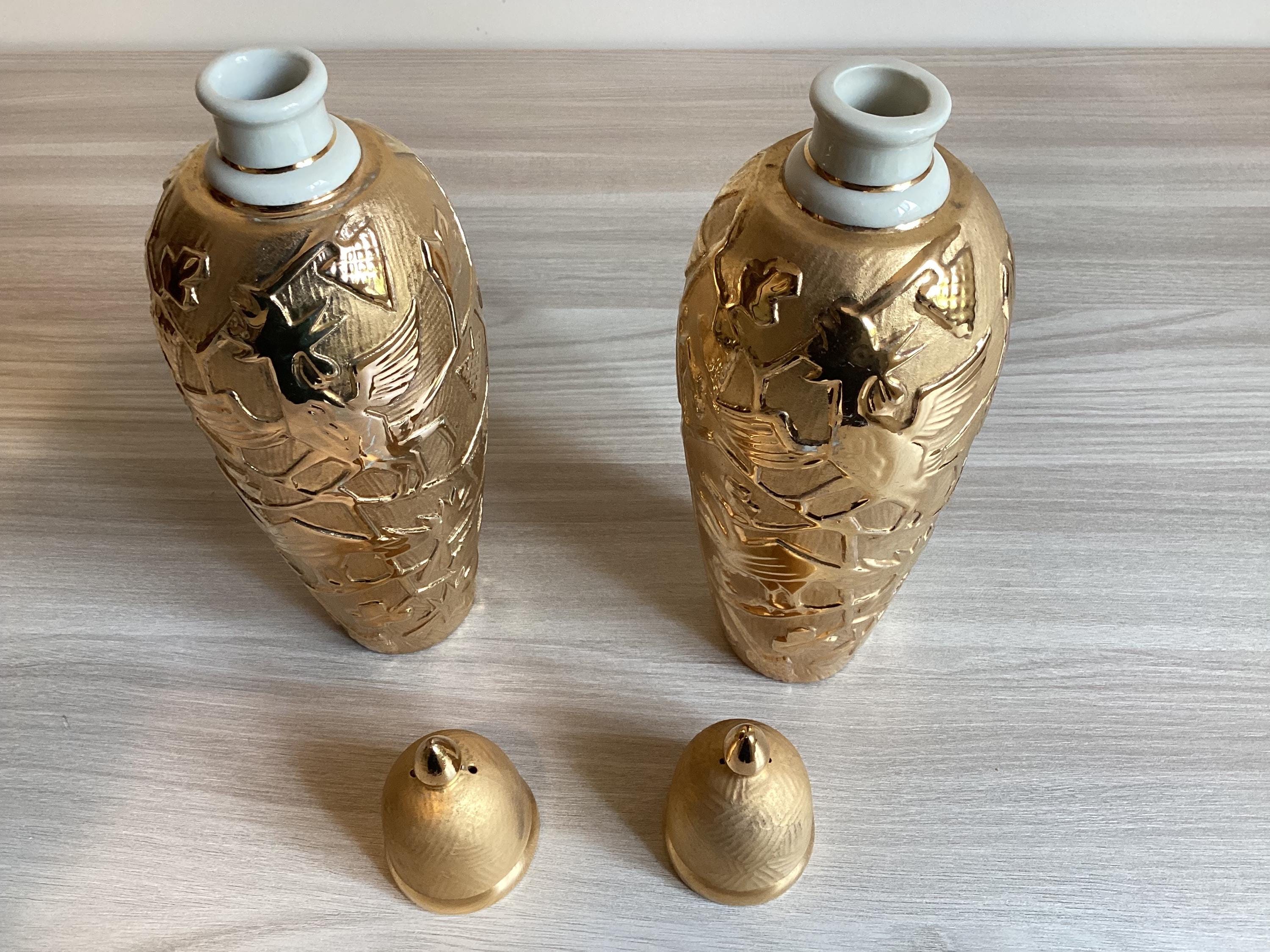 Antique Art Deco | 1930s Collectible Italian Bottle 24k Gold — photo 4 of 11