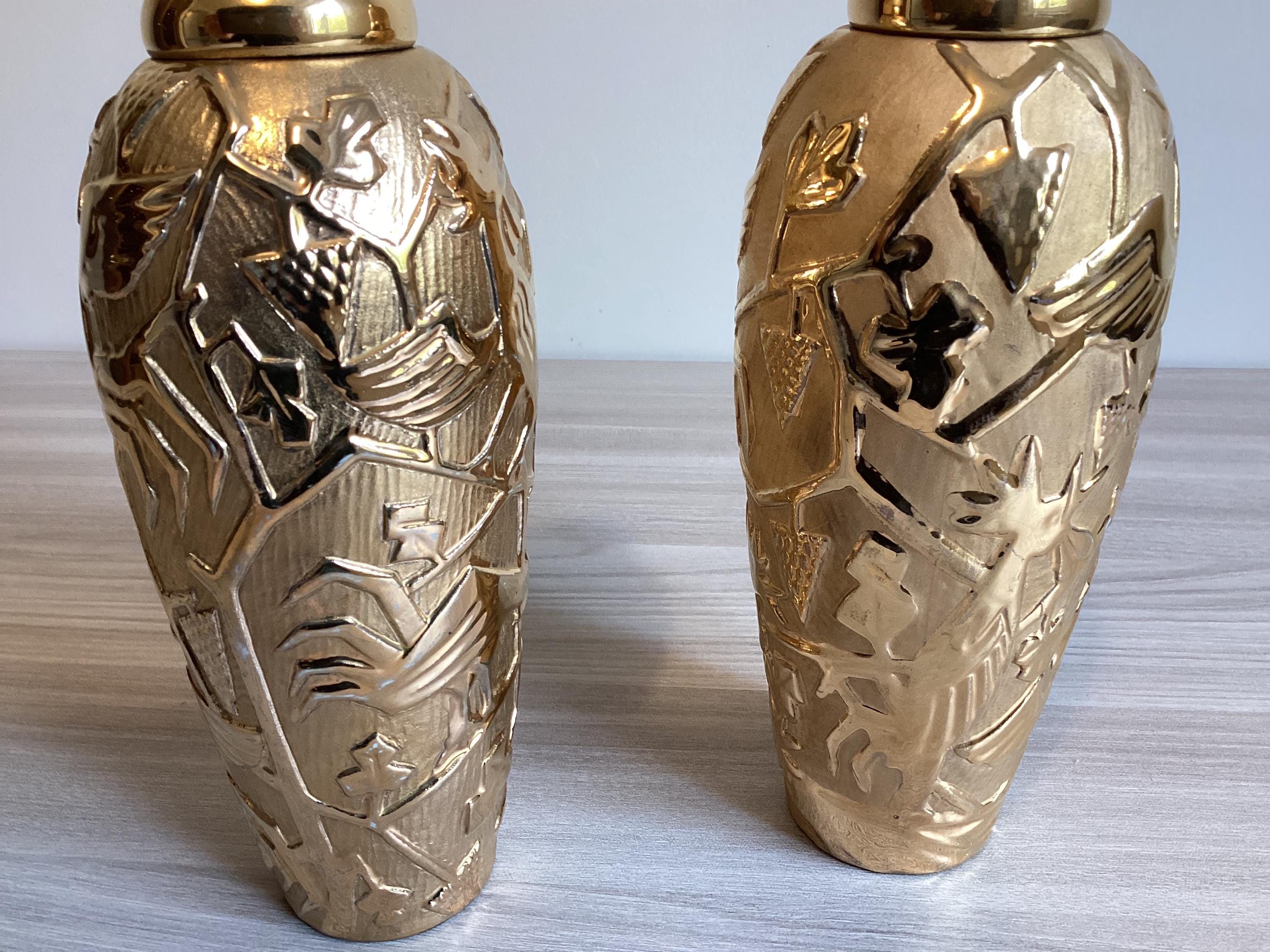 Antique Art Deco | 1930s Collectible Italian Bottle 24k Gold — photo 9 of 11