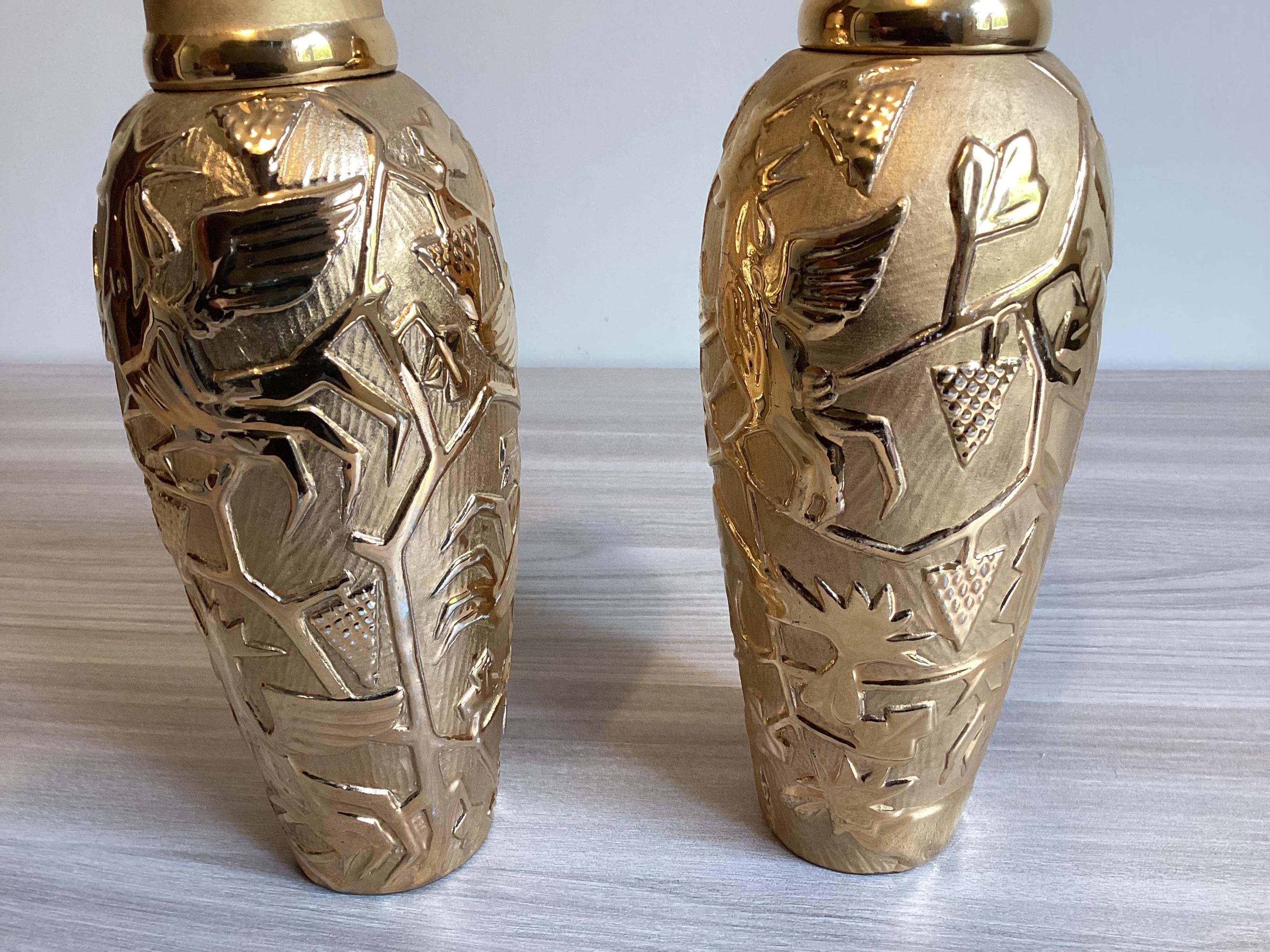 Antique Art Deco | 1930s Collectible Italian Bottle 24k Gold — photo 10 of 11