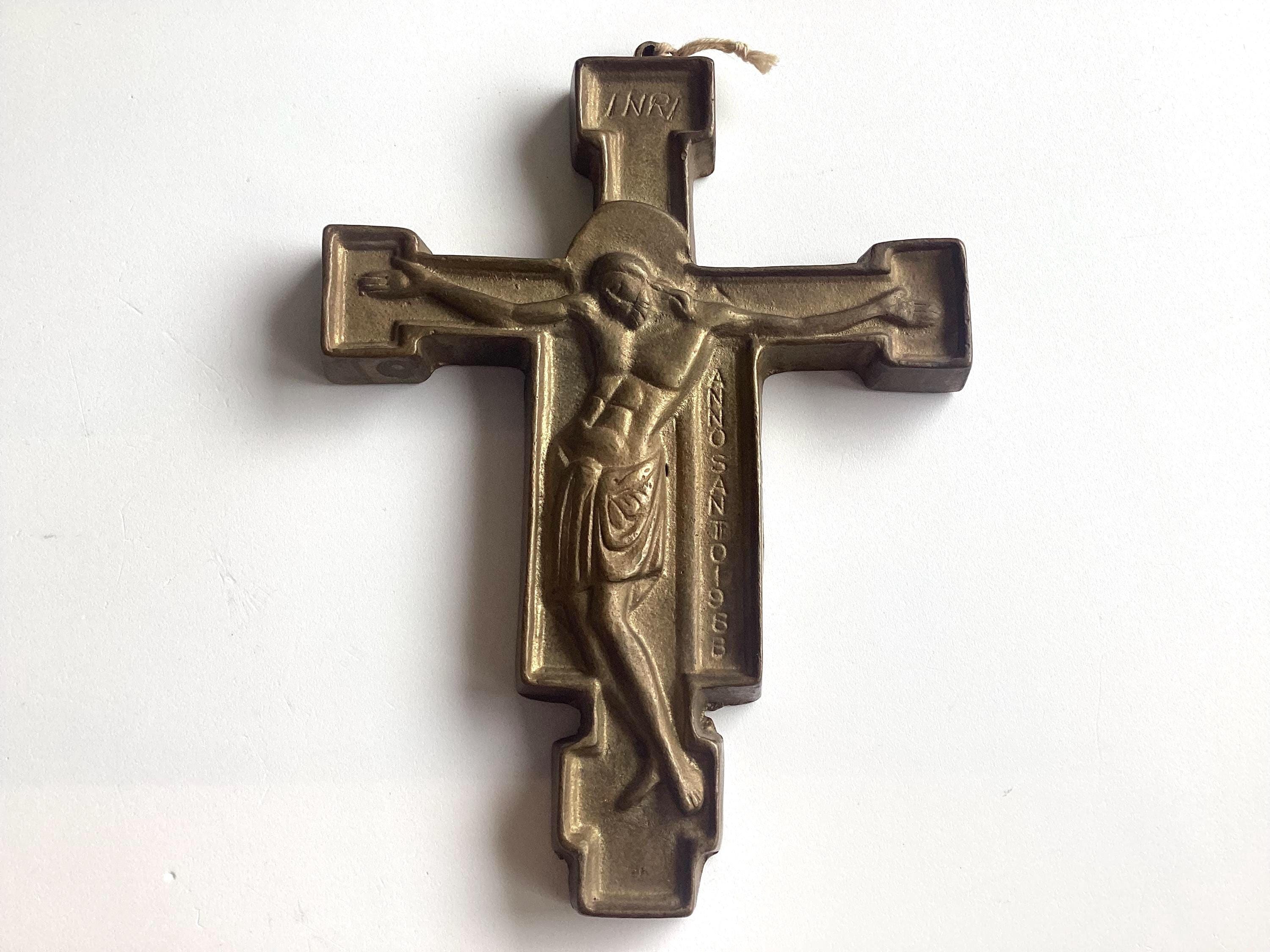 Bronze Crucifix | 1983 Jubilee of Redemption Made in Italy — photo 2 of 10