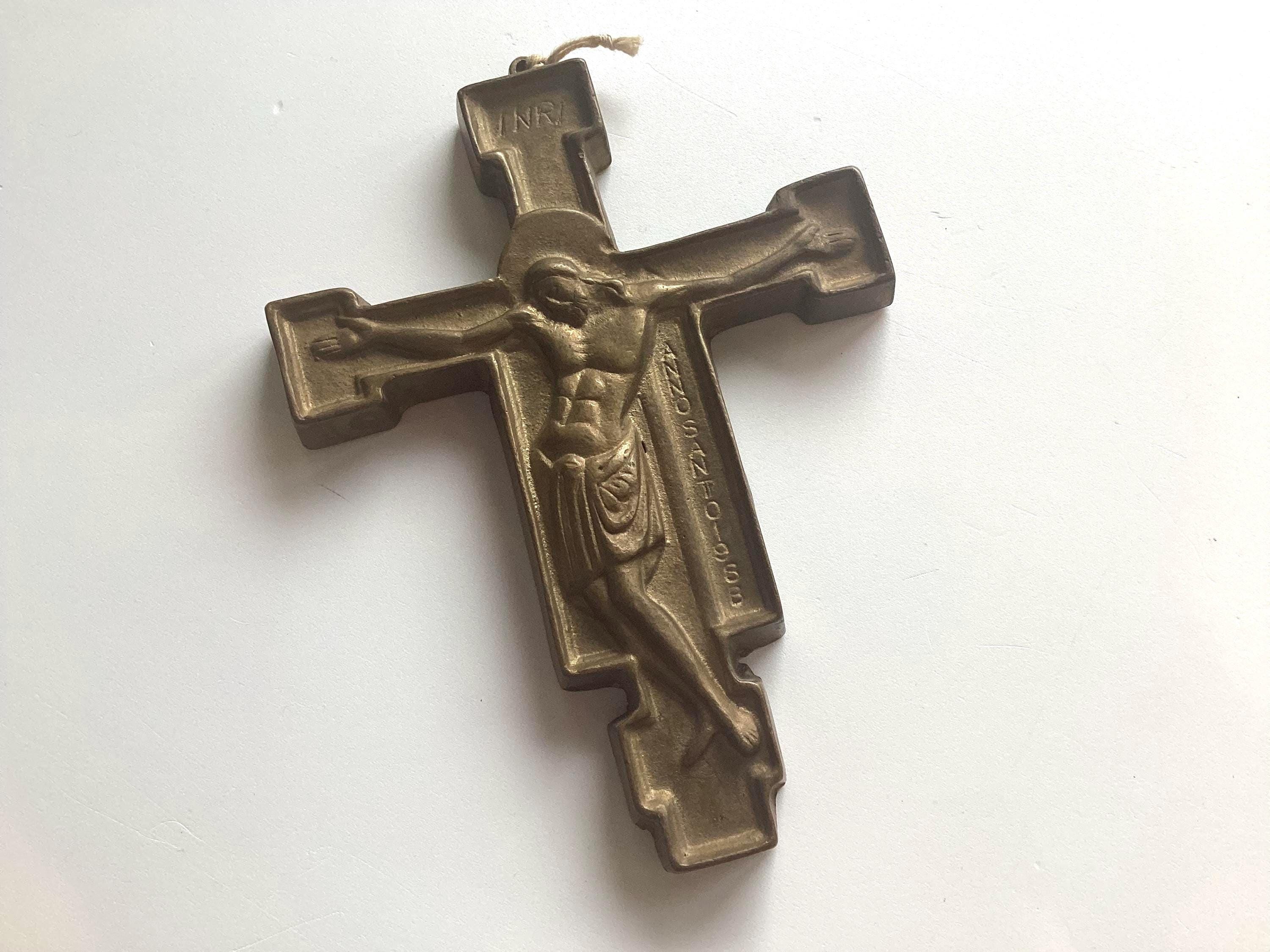 Bronze Crucifix | 1983 Jubilee of Redemption Made in Italy — photo 3 of 10