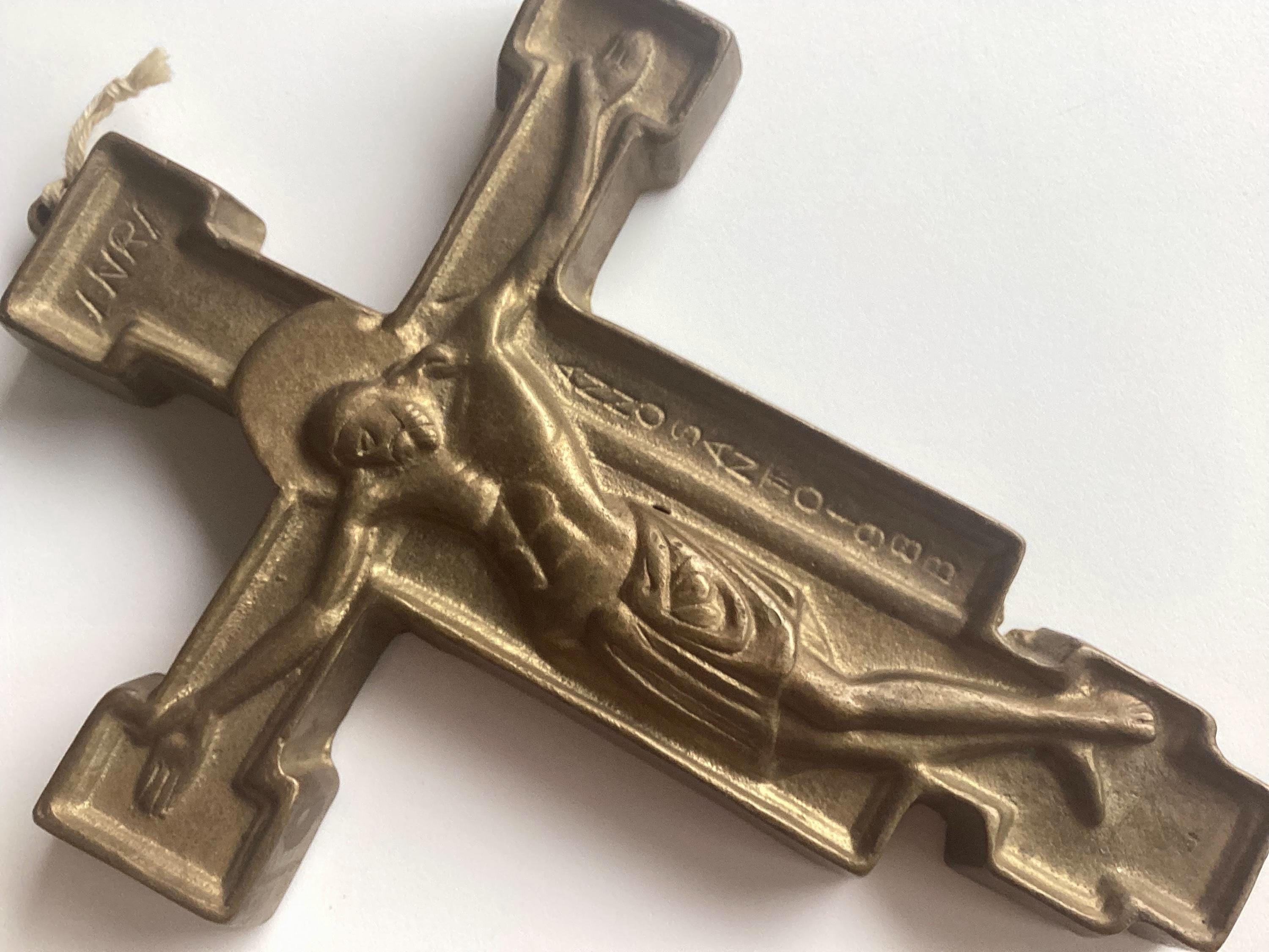 Bronze Crucifix | 1983 Jubilee of Redemption Made in Italy — photo 8 of 10