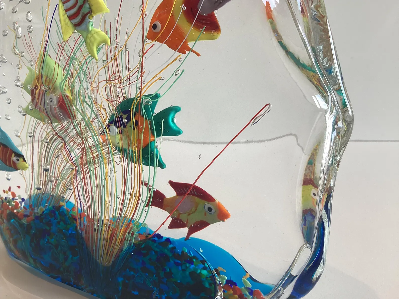 Vintage Murano Glass | Ferro & Lazzarini Aquarium Sculpture, Handmade — photo 7 of 8