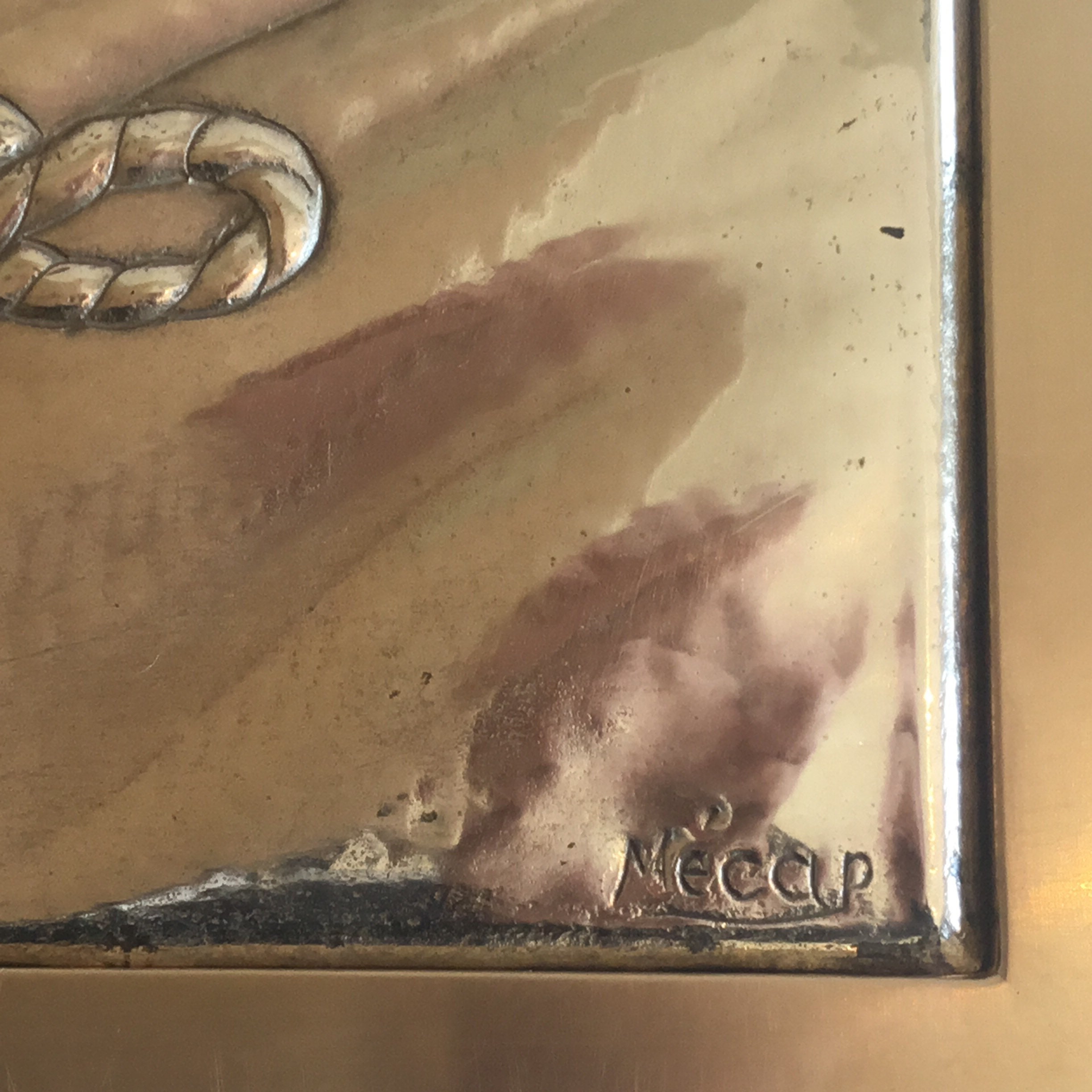 Rare Bas-Relief (Joannes Paul ll) Signed Louis A. — photo 6 of 8