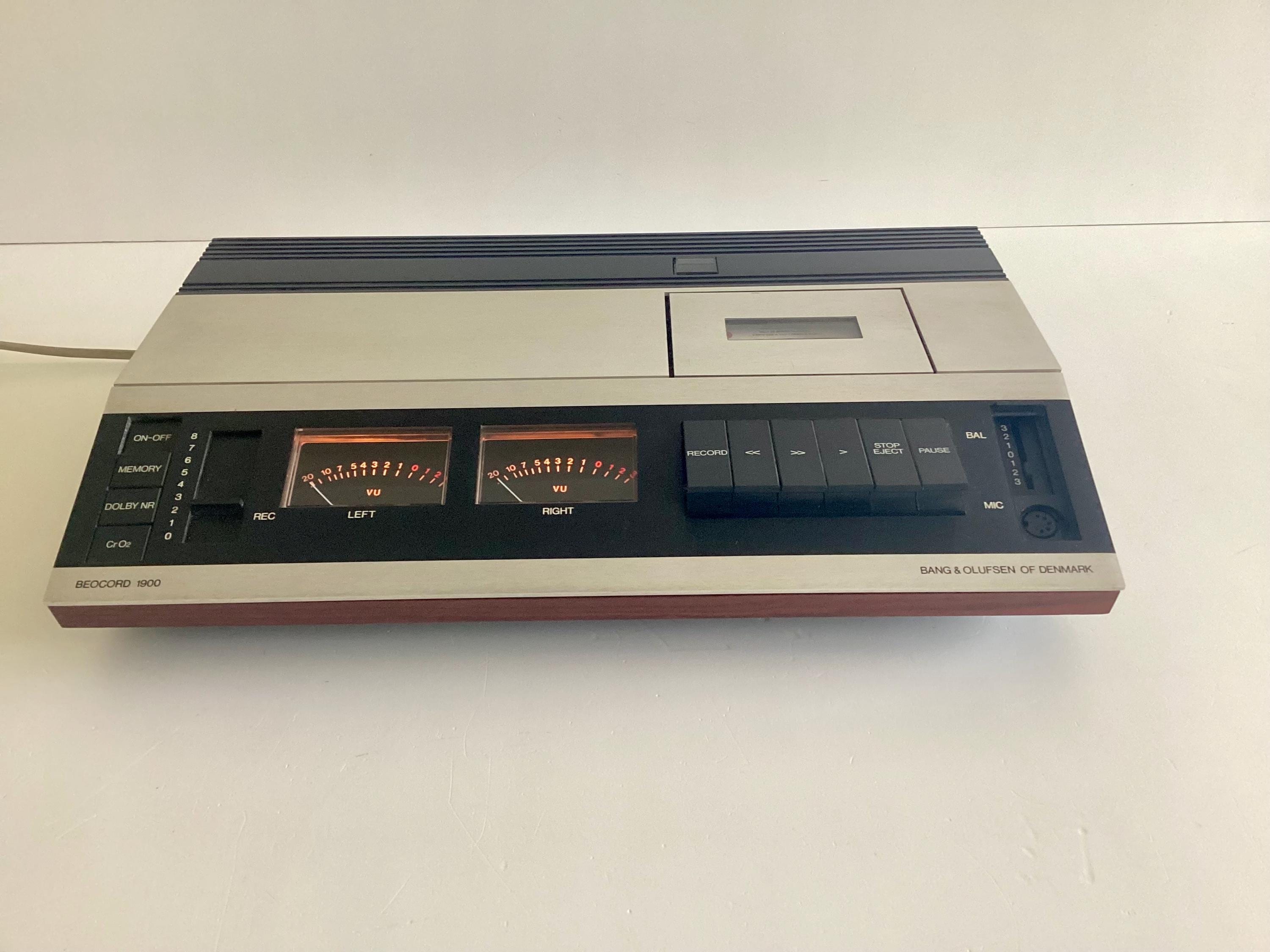 Vintage Cassette Deck Bang & Olufsen Beocord 1900 – Danish Design Stereo Recorder - Working — photo 3 of 10